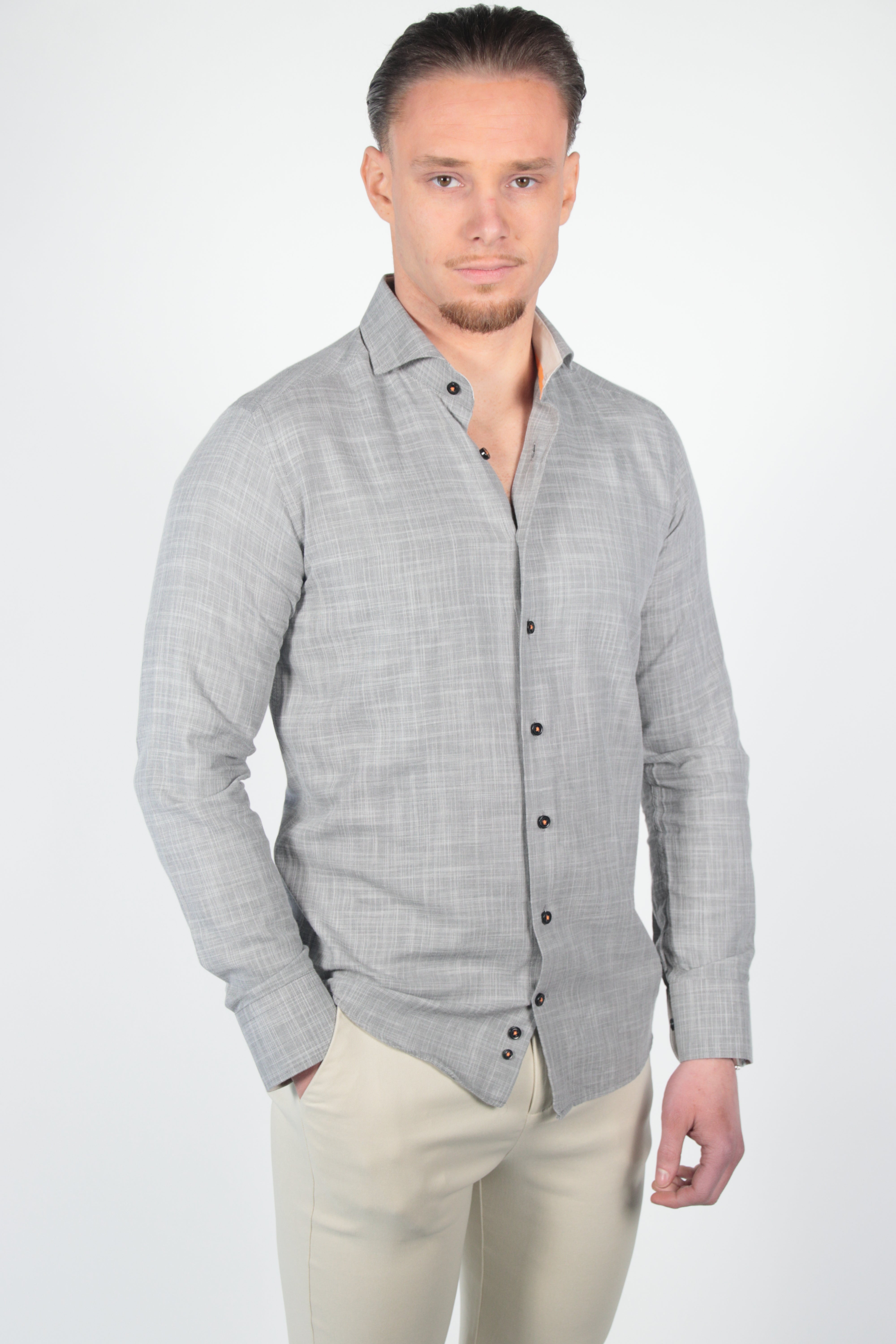 Chemise pinto gris