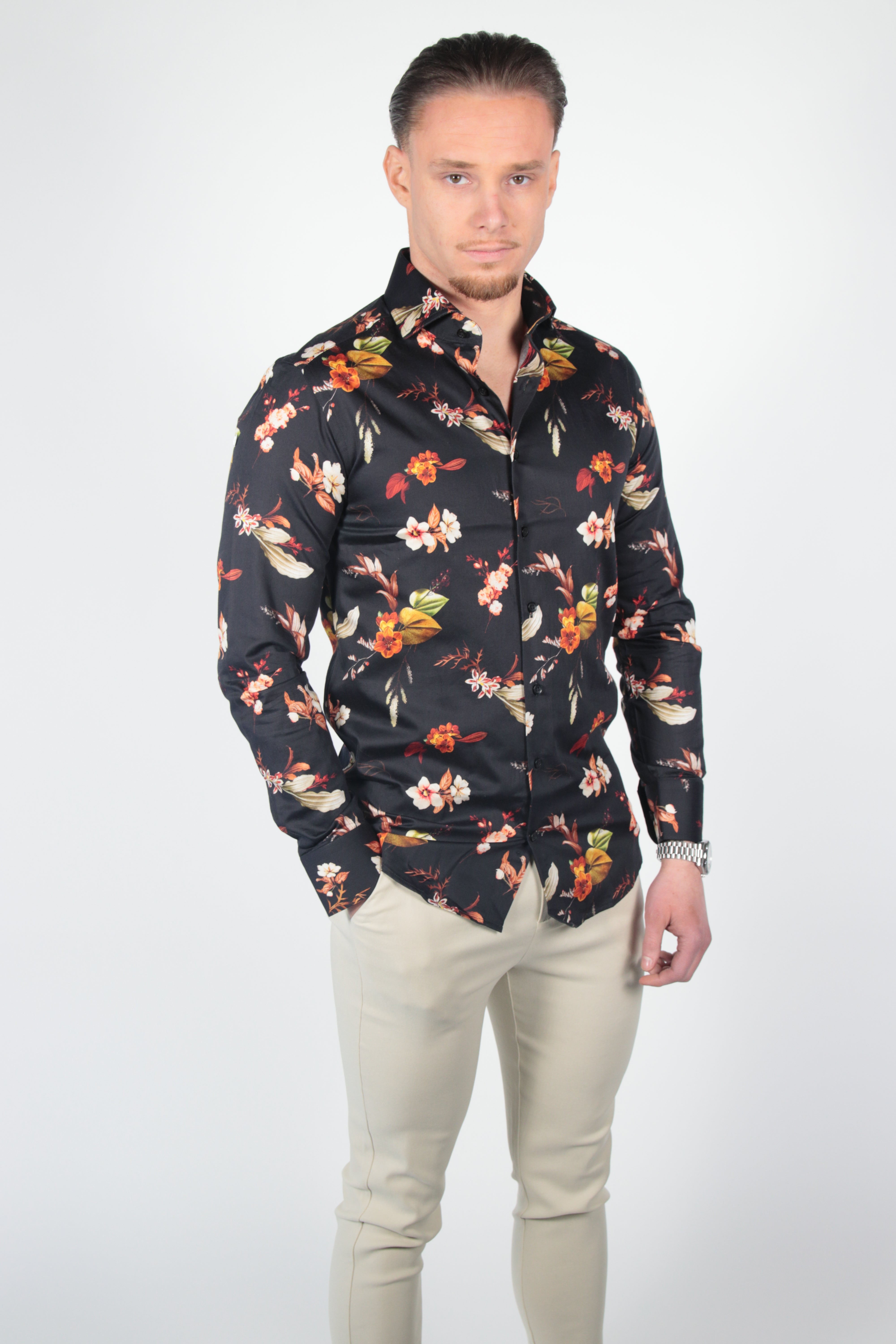 Overhemd Aries Zwart