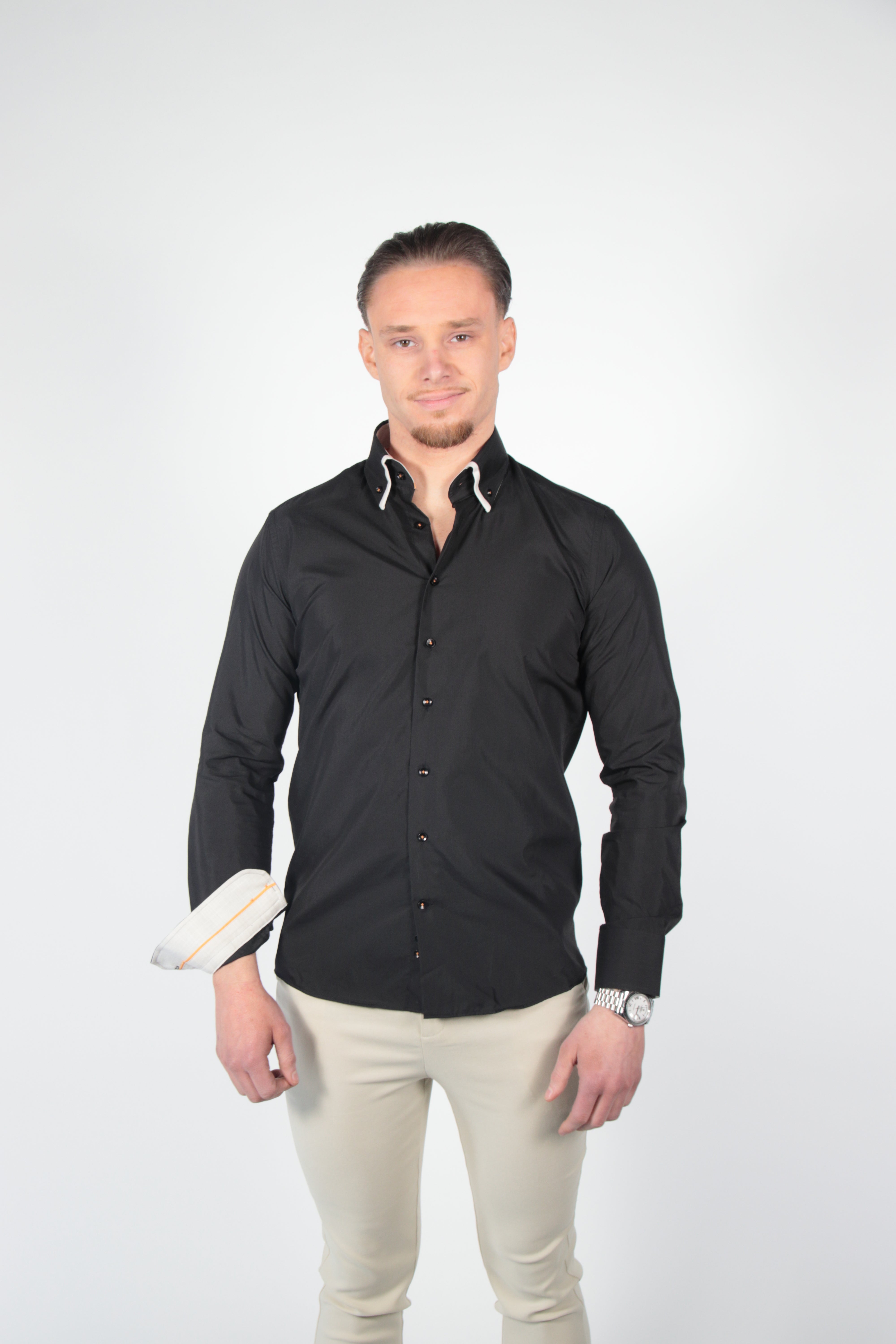 Overhemd Parla Zwart