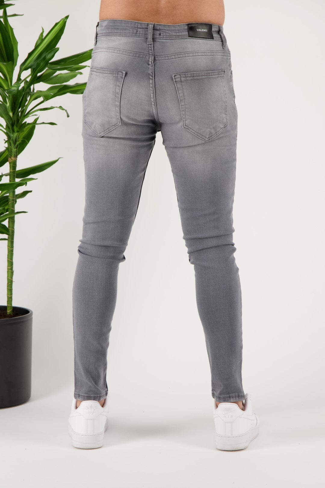 Skinny Jeans Artsy Splash Gray