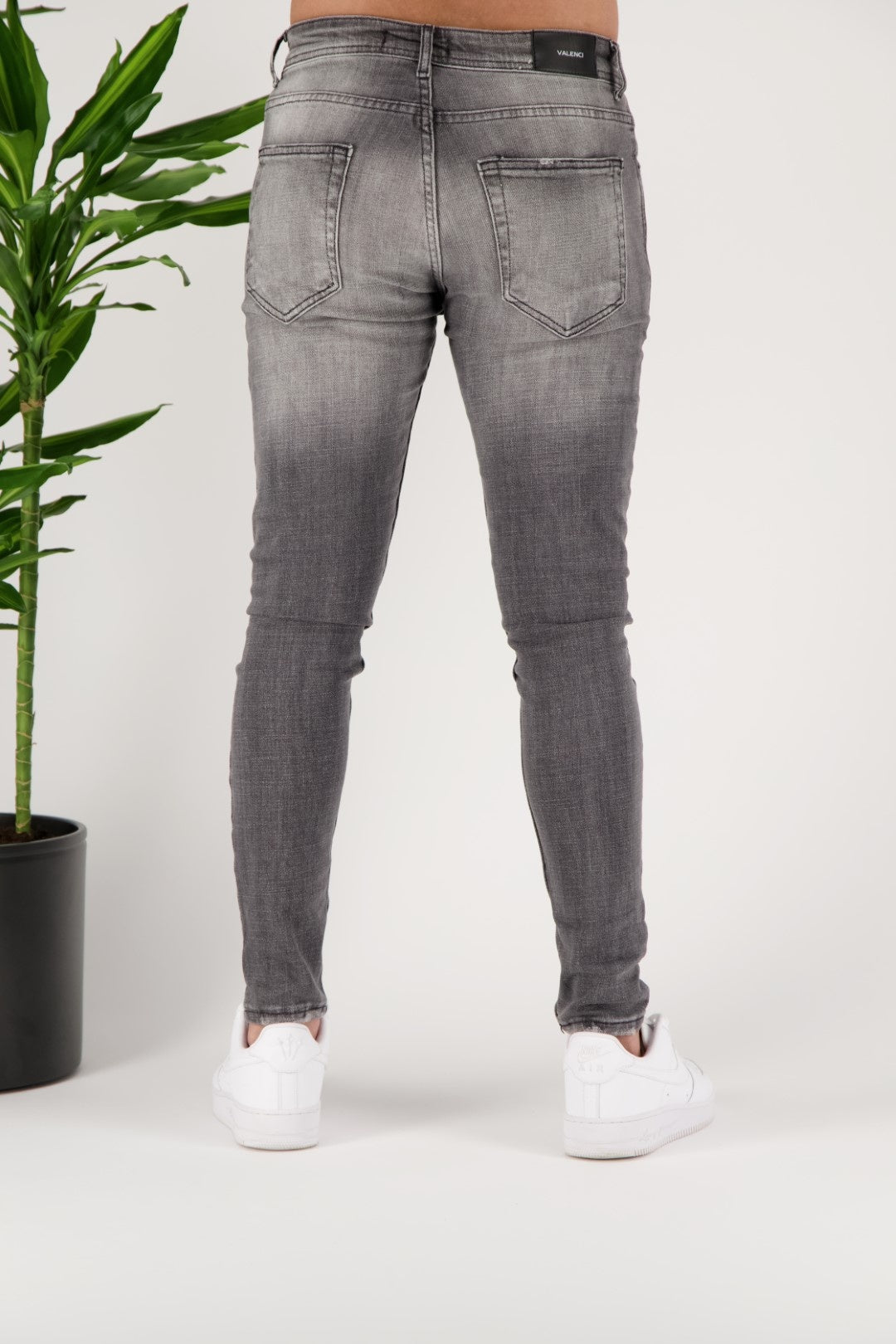 Skinny Jeans Artsy Spalsh Grijs