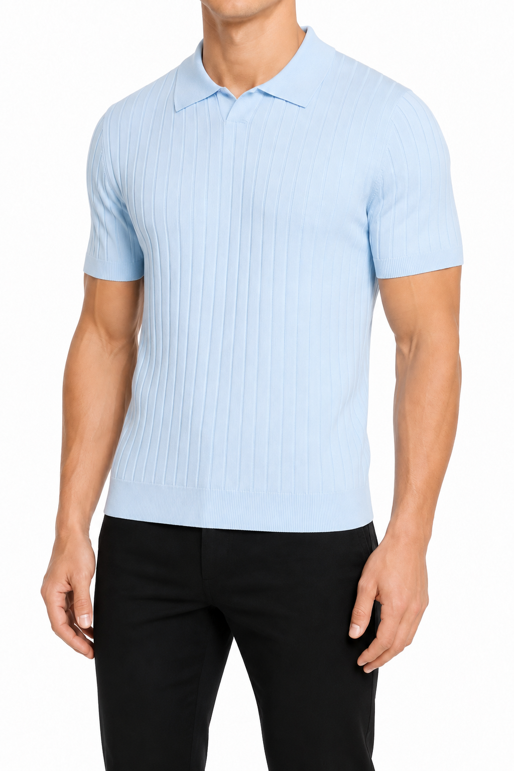 Polo Vero Light Blue - Front view centered