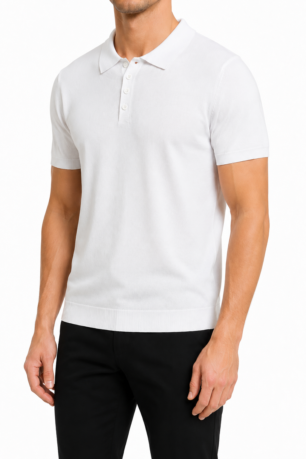 Polo vigo blanc