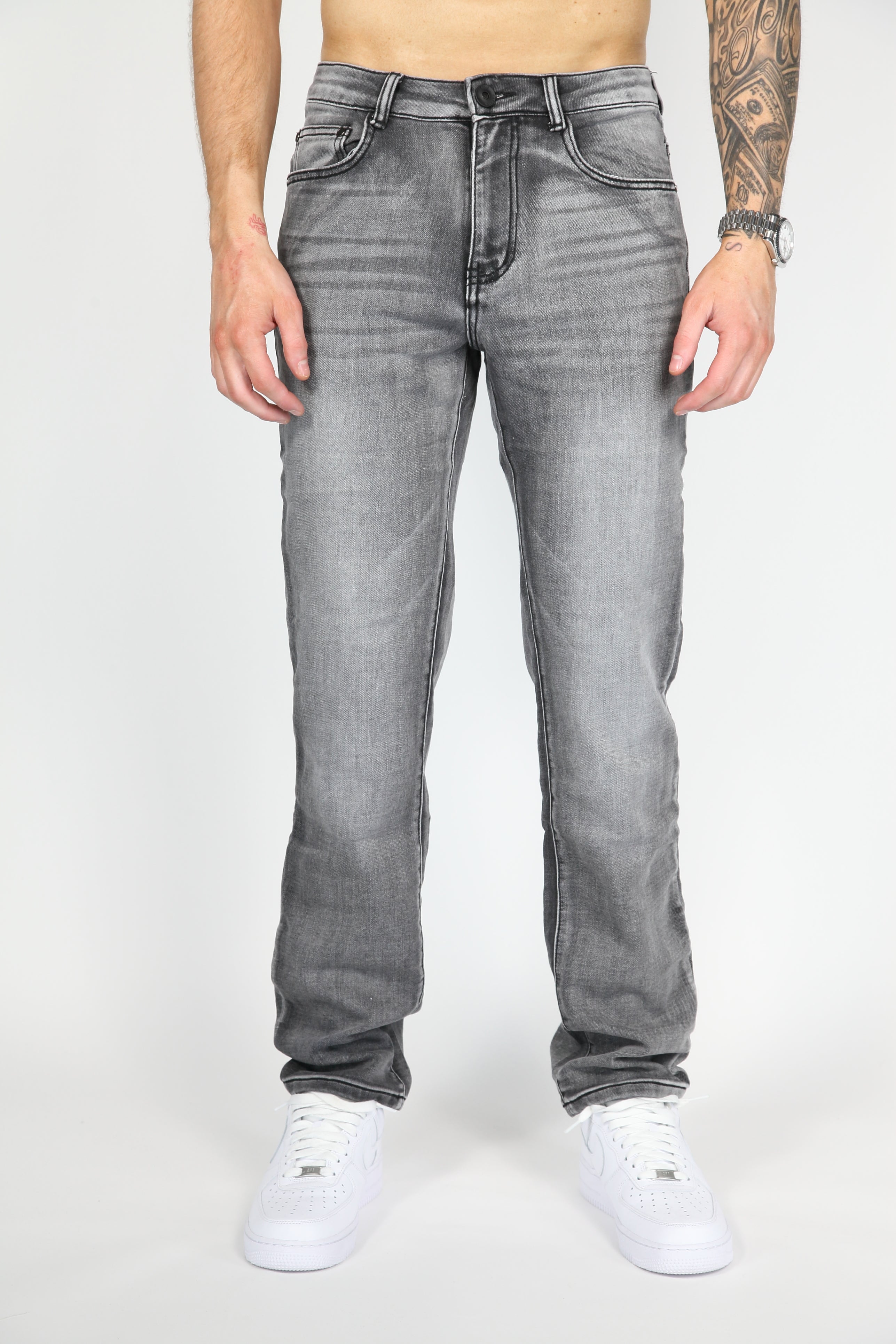 Valenci loose fit Jeans Grijs