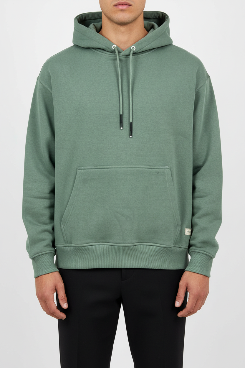 Felpa con cappuccio Arya verde menta