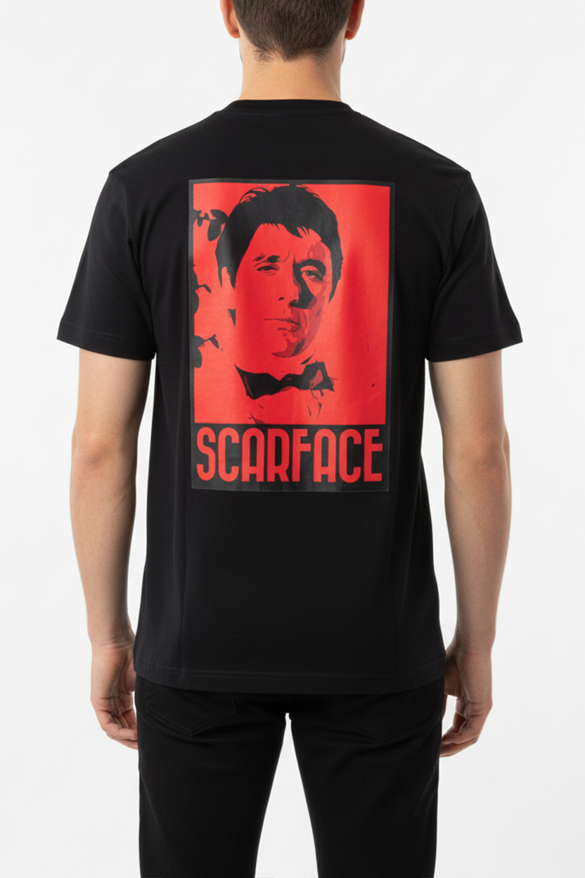 Scarface T-Shirt Zwart