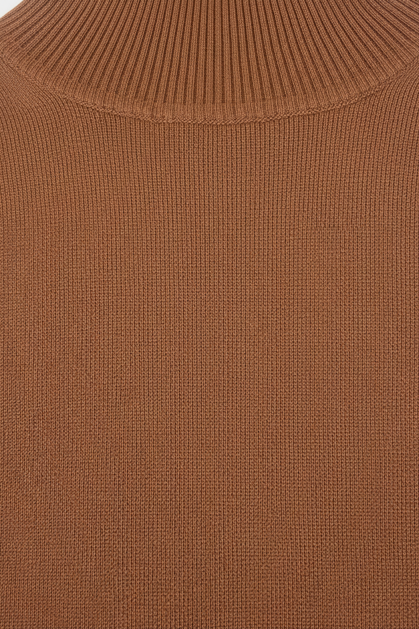Camel Turtleneck Heren