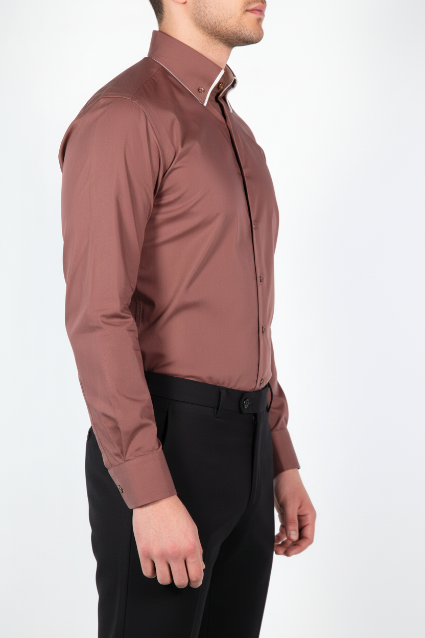 Overhemd Parla Bruin