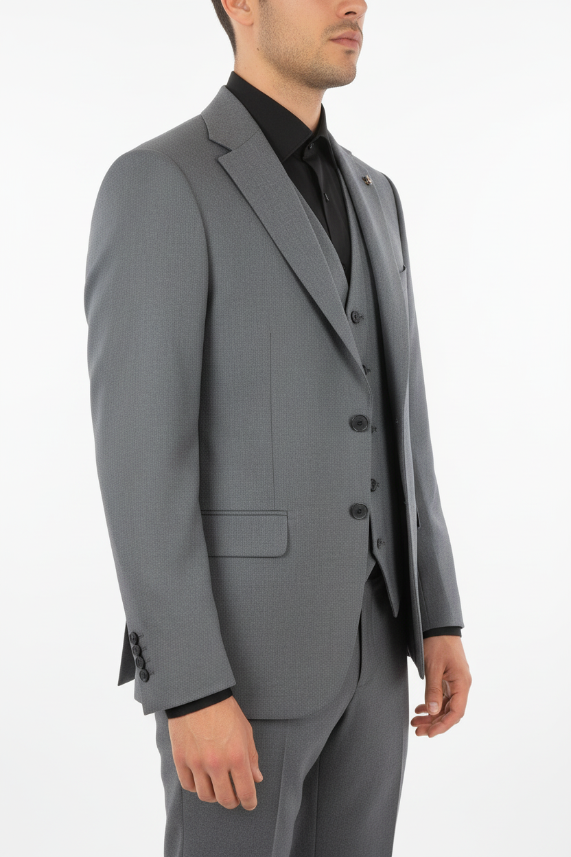 Morvelli Three-piece Suit Gray