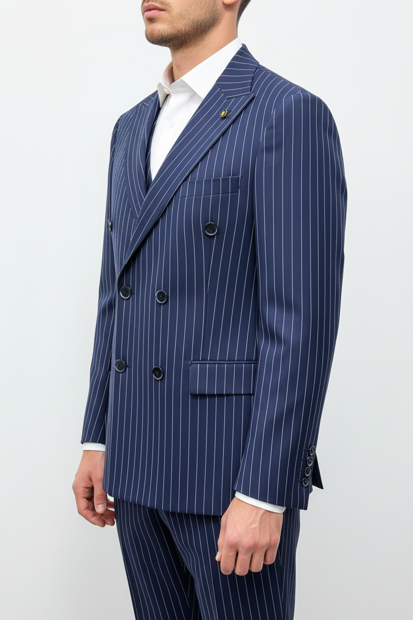 The Imperio Double Breasted Navy