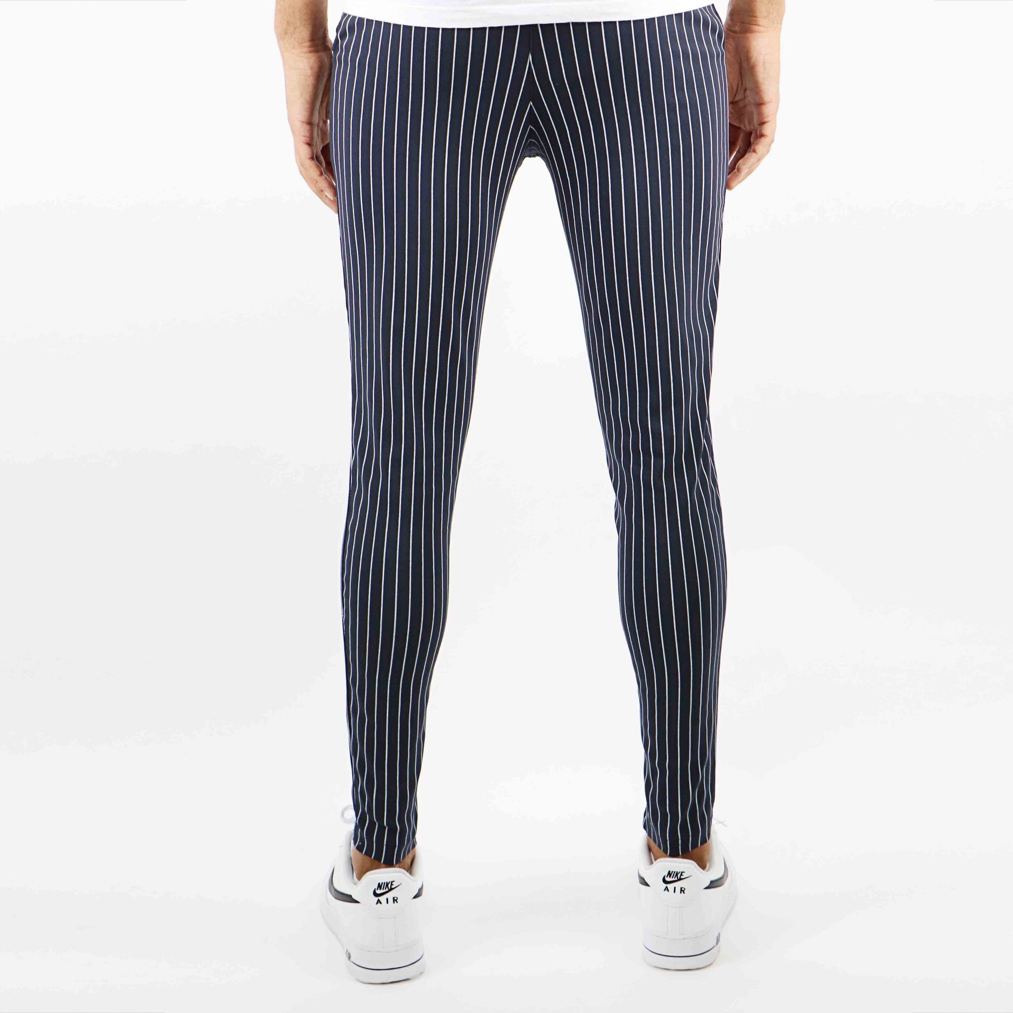 Chino Stripe Blauw