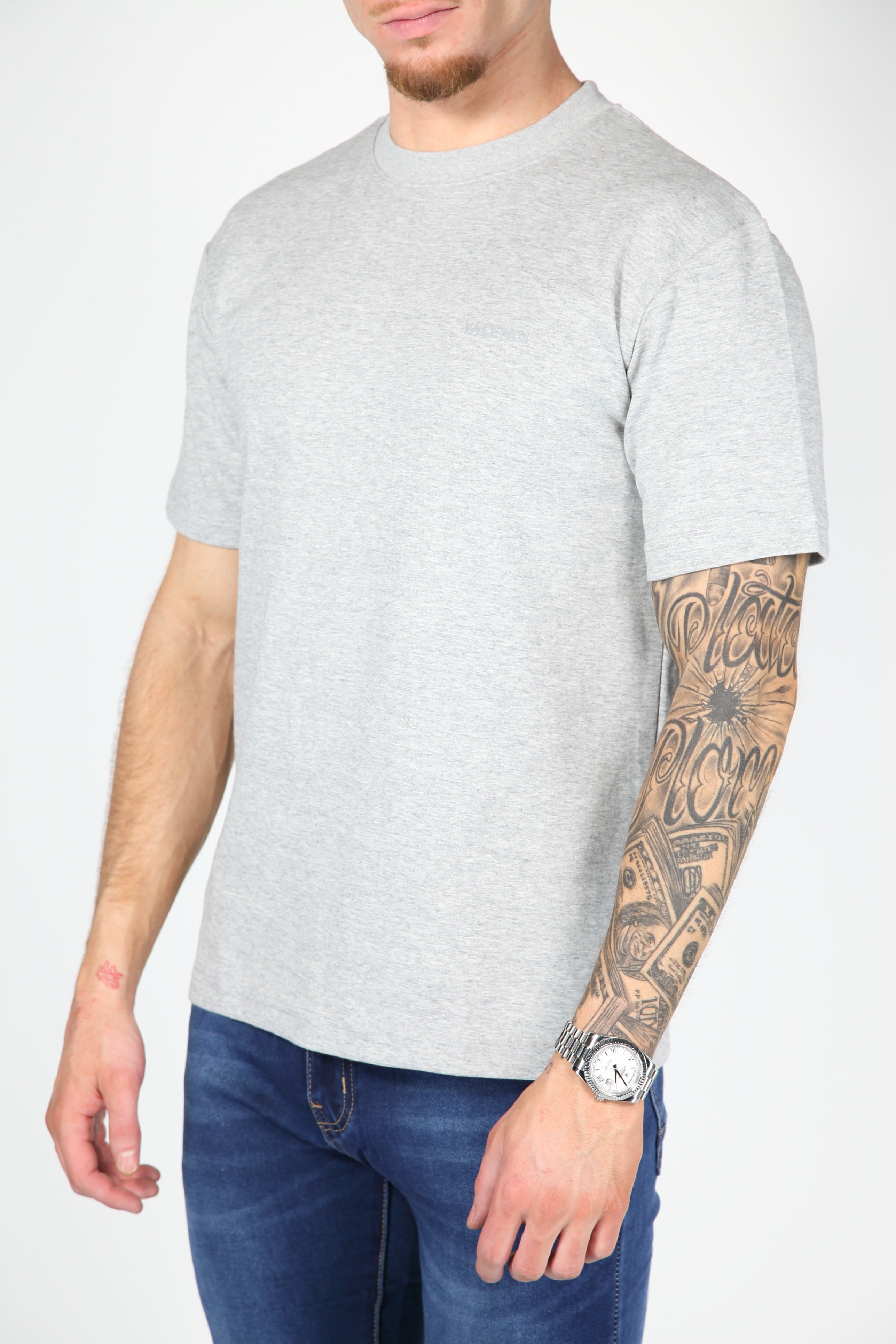 Monaco T-shirt Grijs