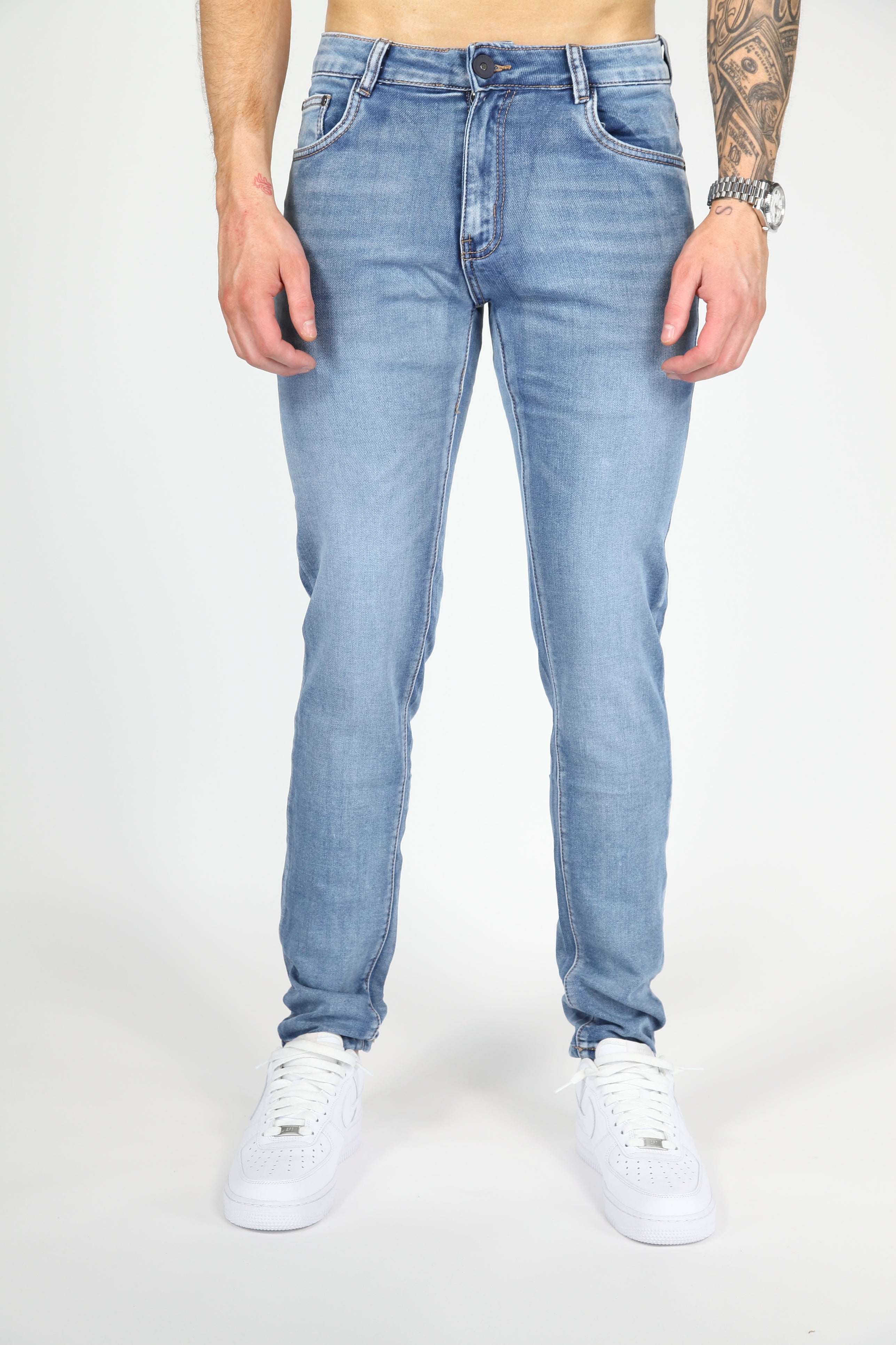 Valenci Slimfit Jeans hellblau