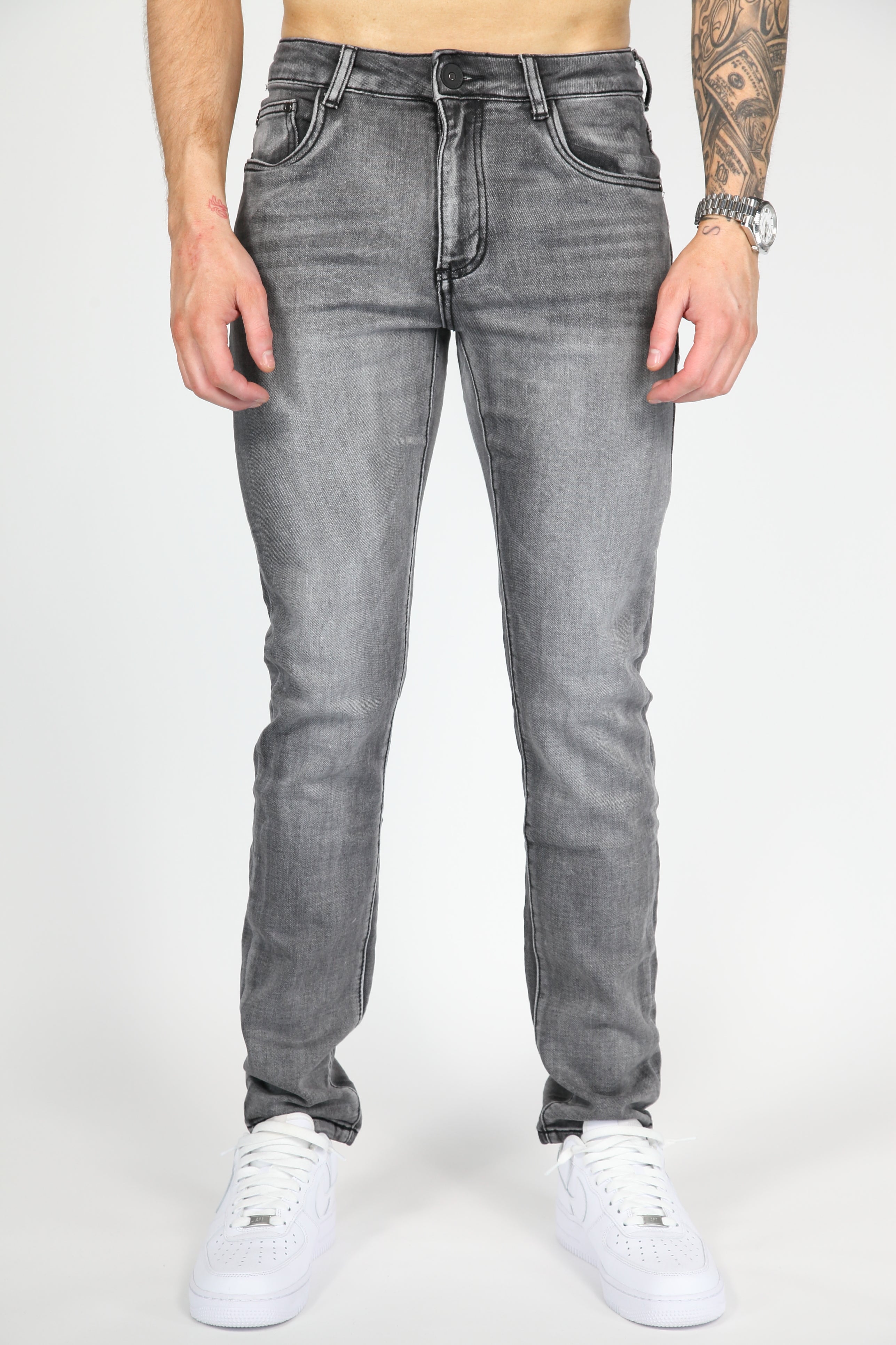 Valenci Slimfit Jeans grau