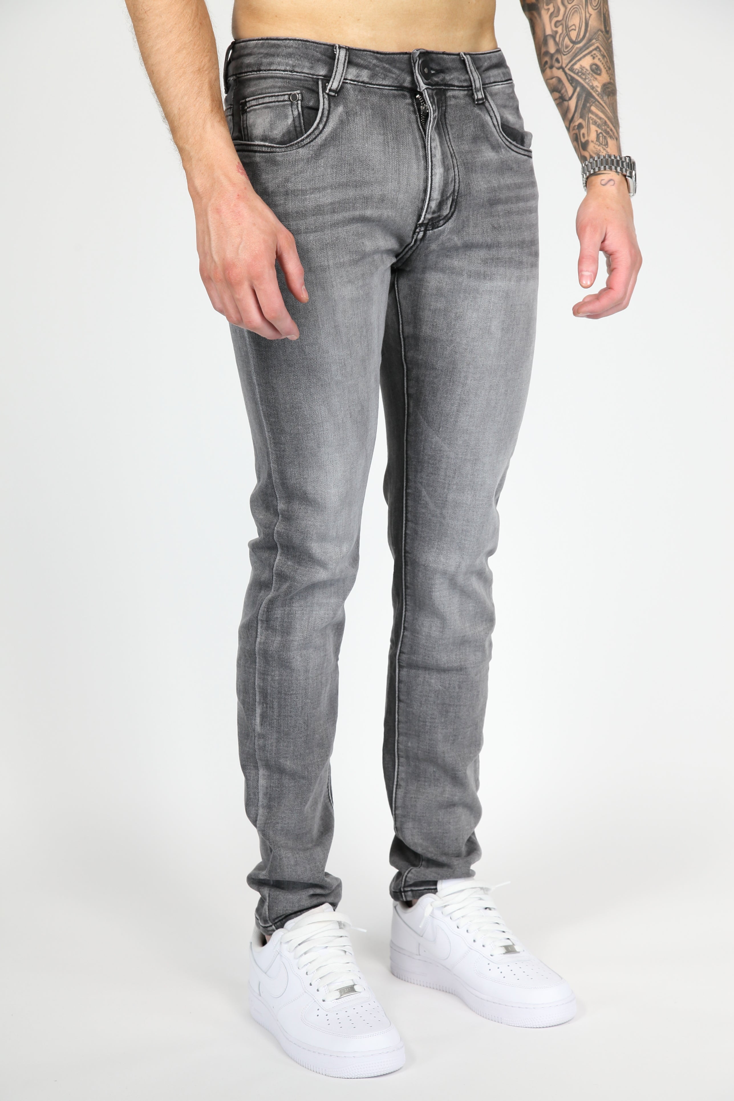 Valenci Slimfit Jeans grau
