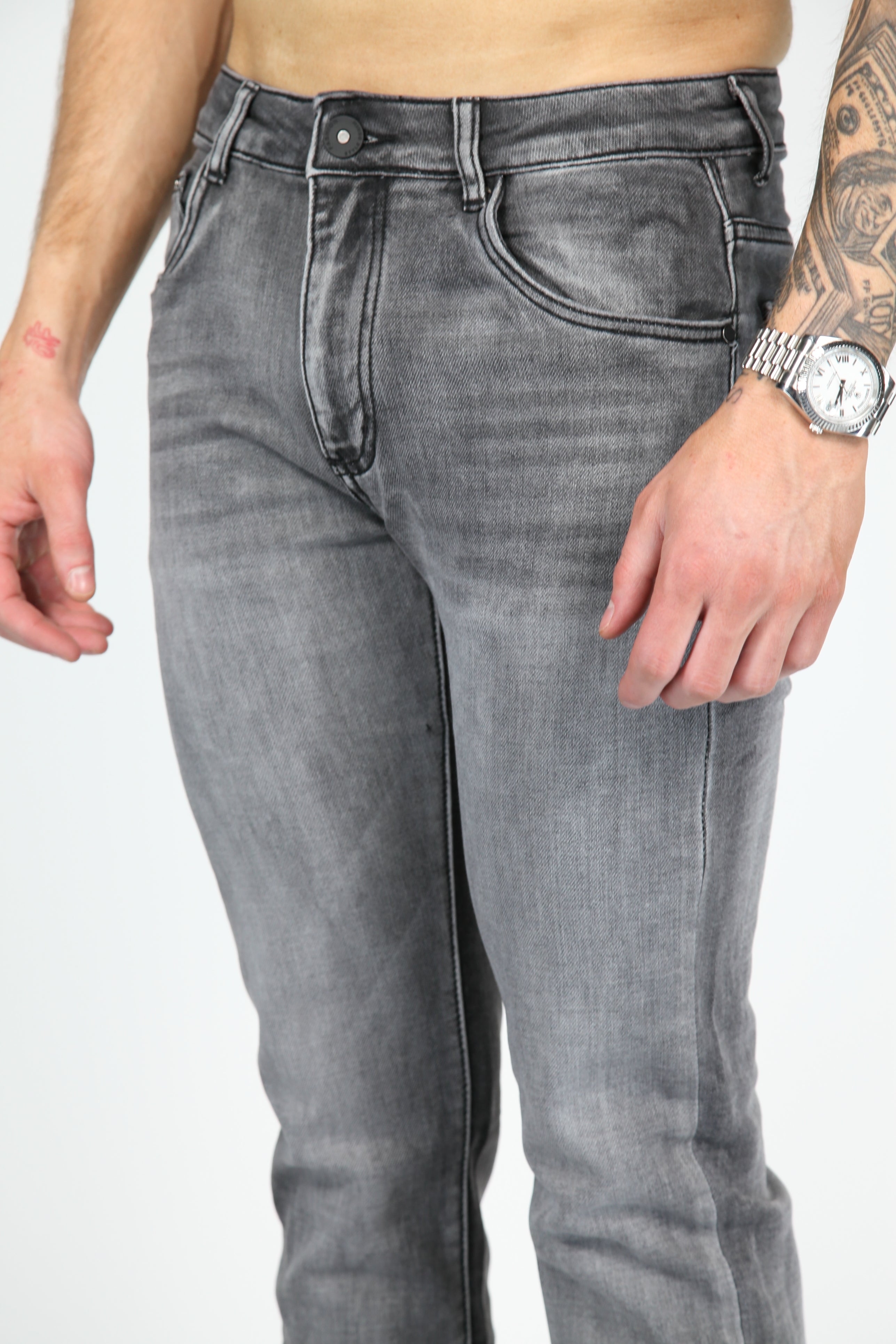 Valenci Slimfit Jeans grau