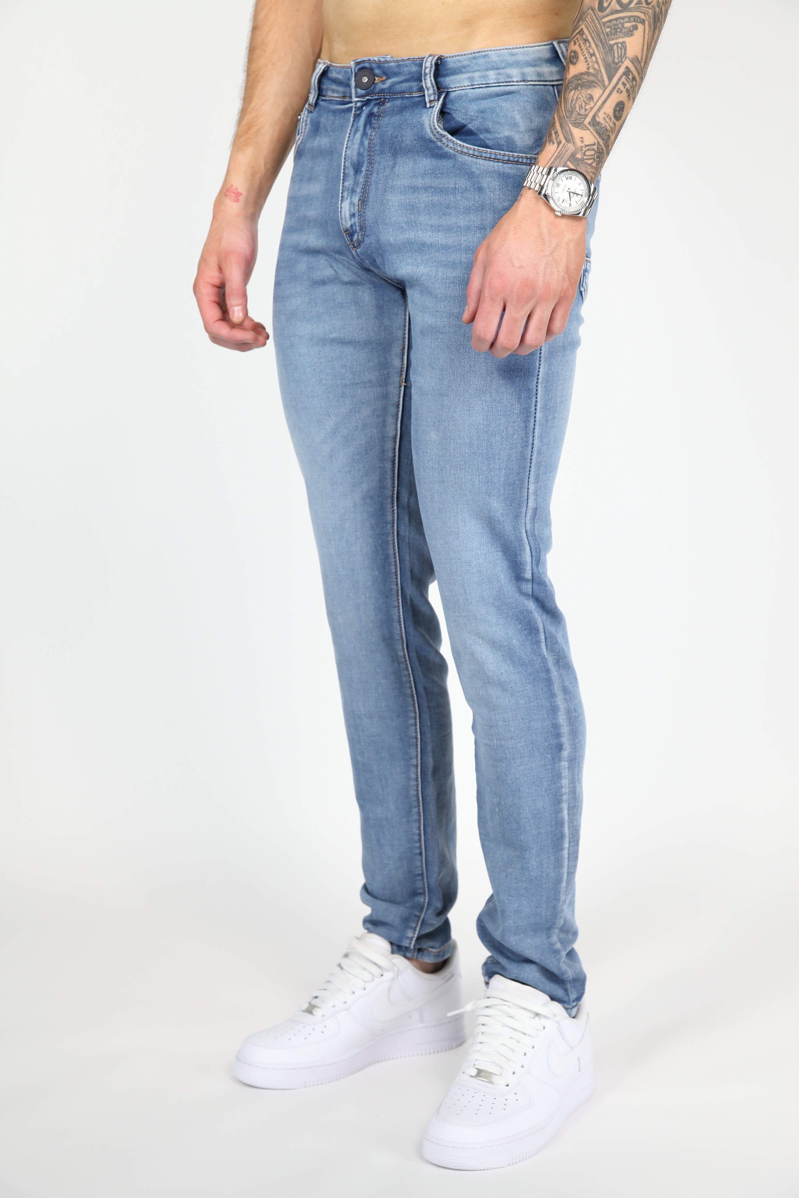 Valenci Slimfit Jeans hellblau