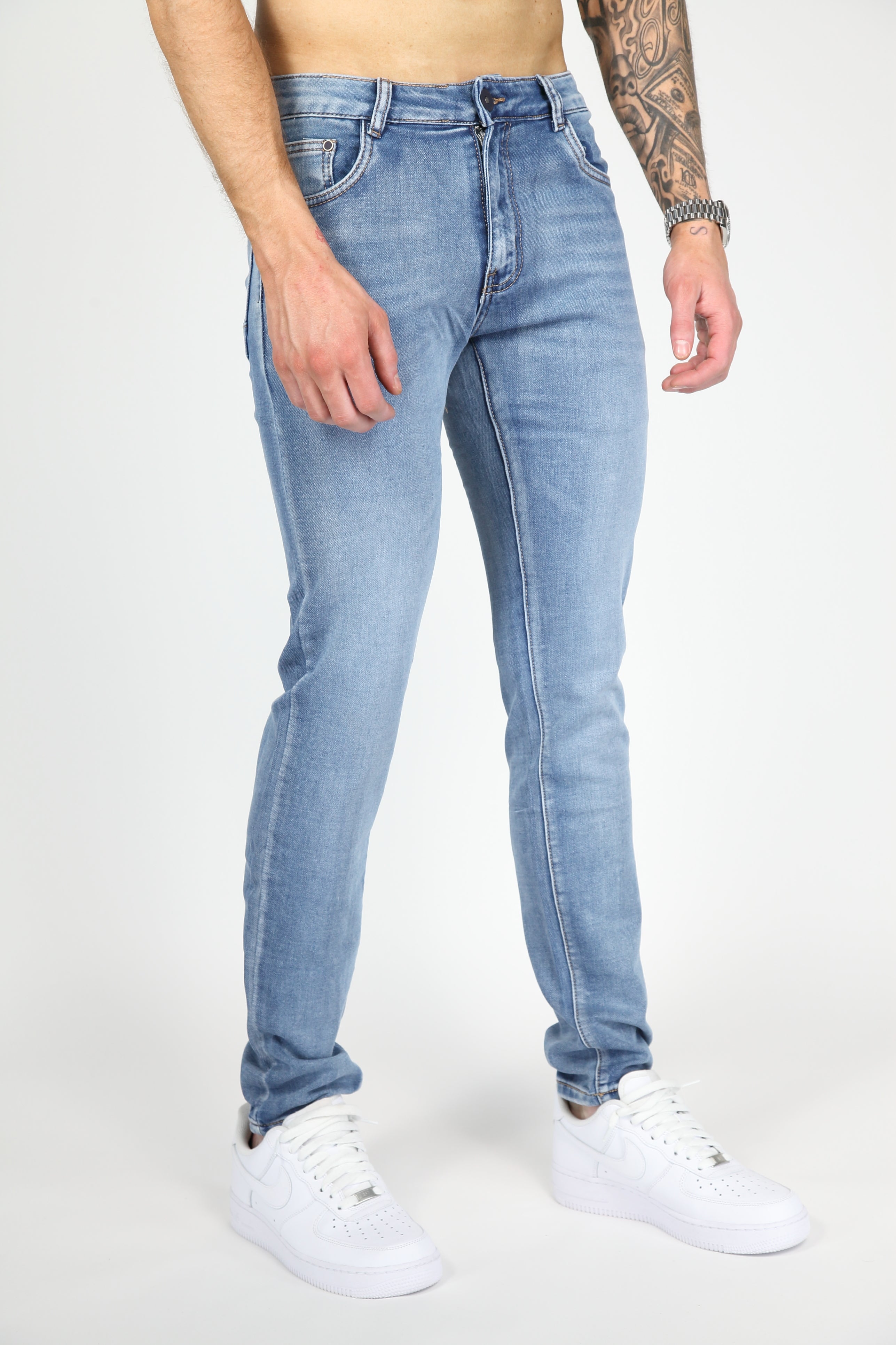 Valenci Slimfit Jeans hellblau