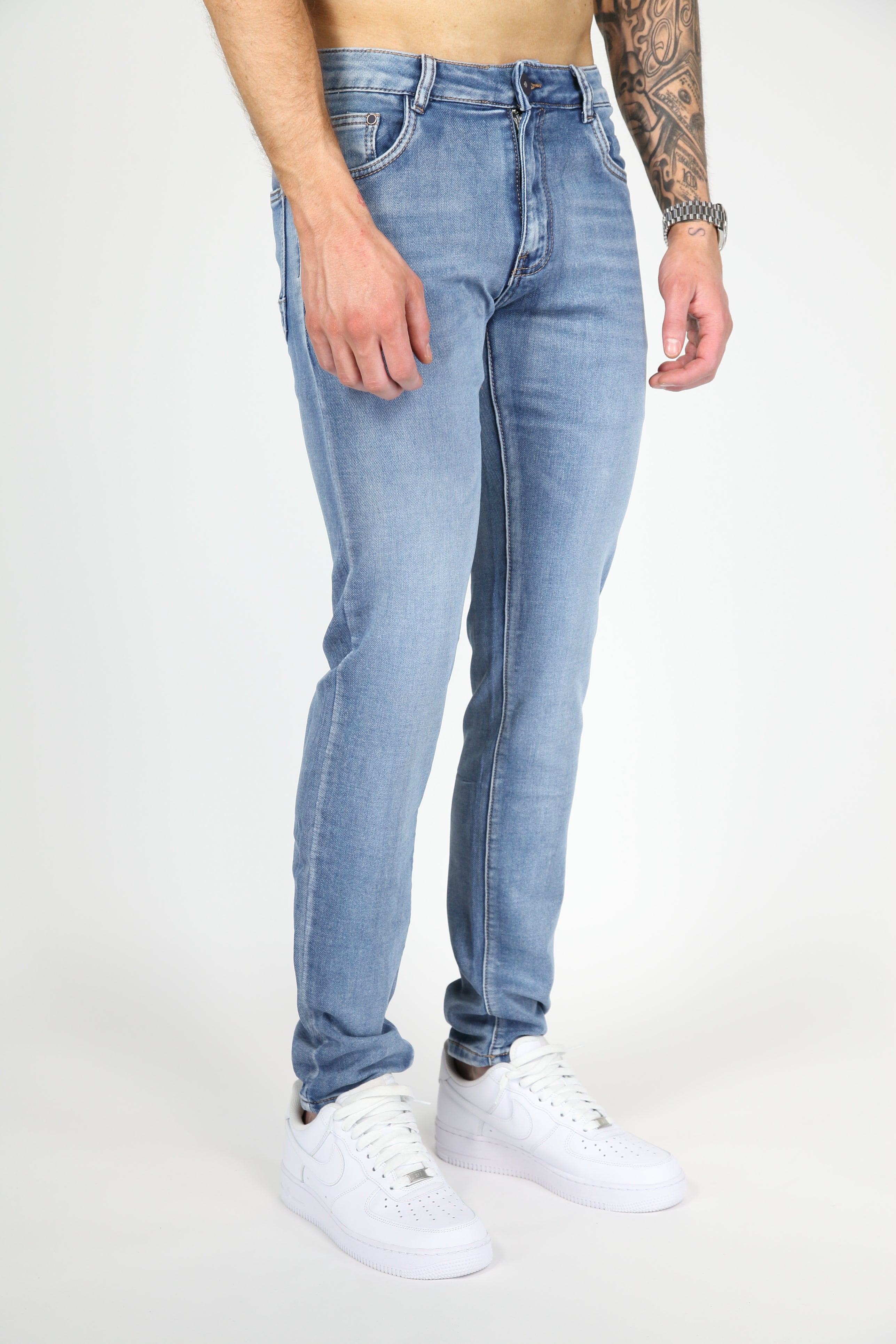 Valenci Slimfit Jeans hellblau