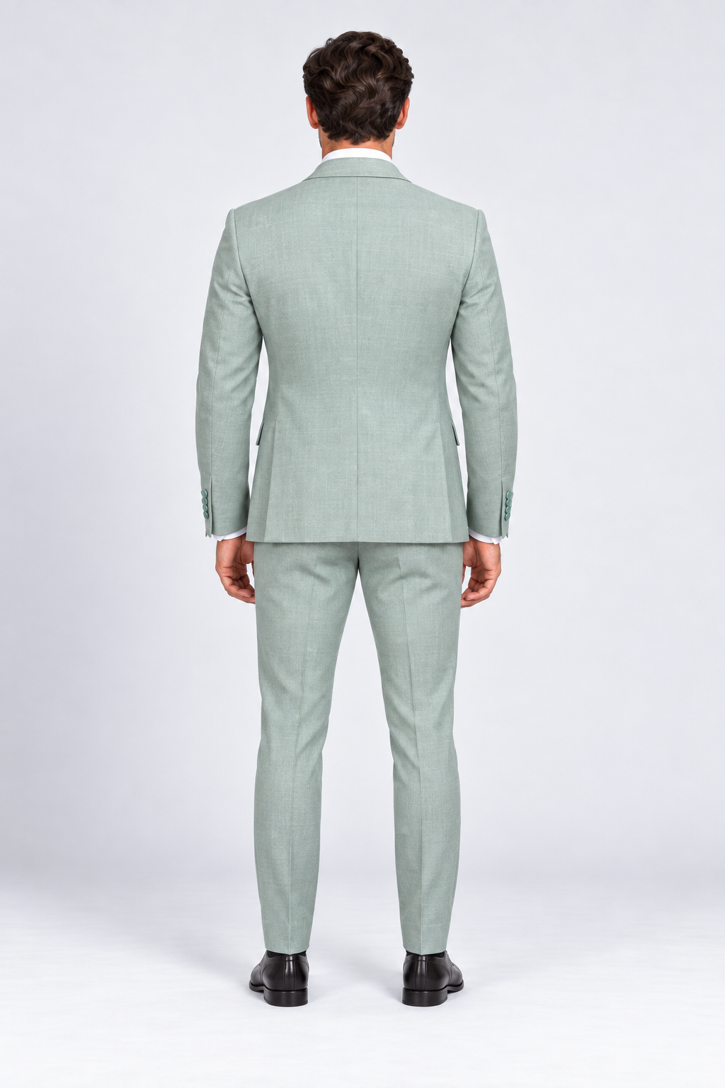 Monaco Three-piece Suit Light Green