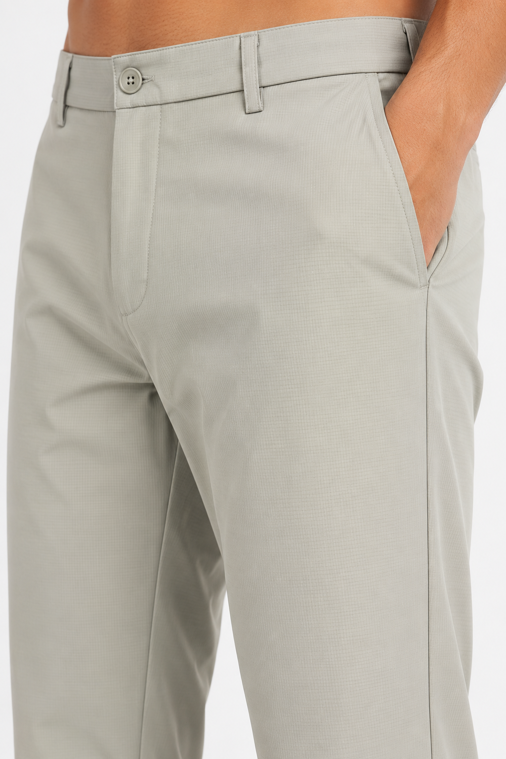 VALENCI Tech Pants Grey - Side profile left