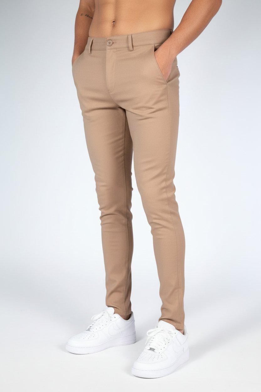 Chino valenci brun clair