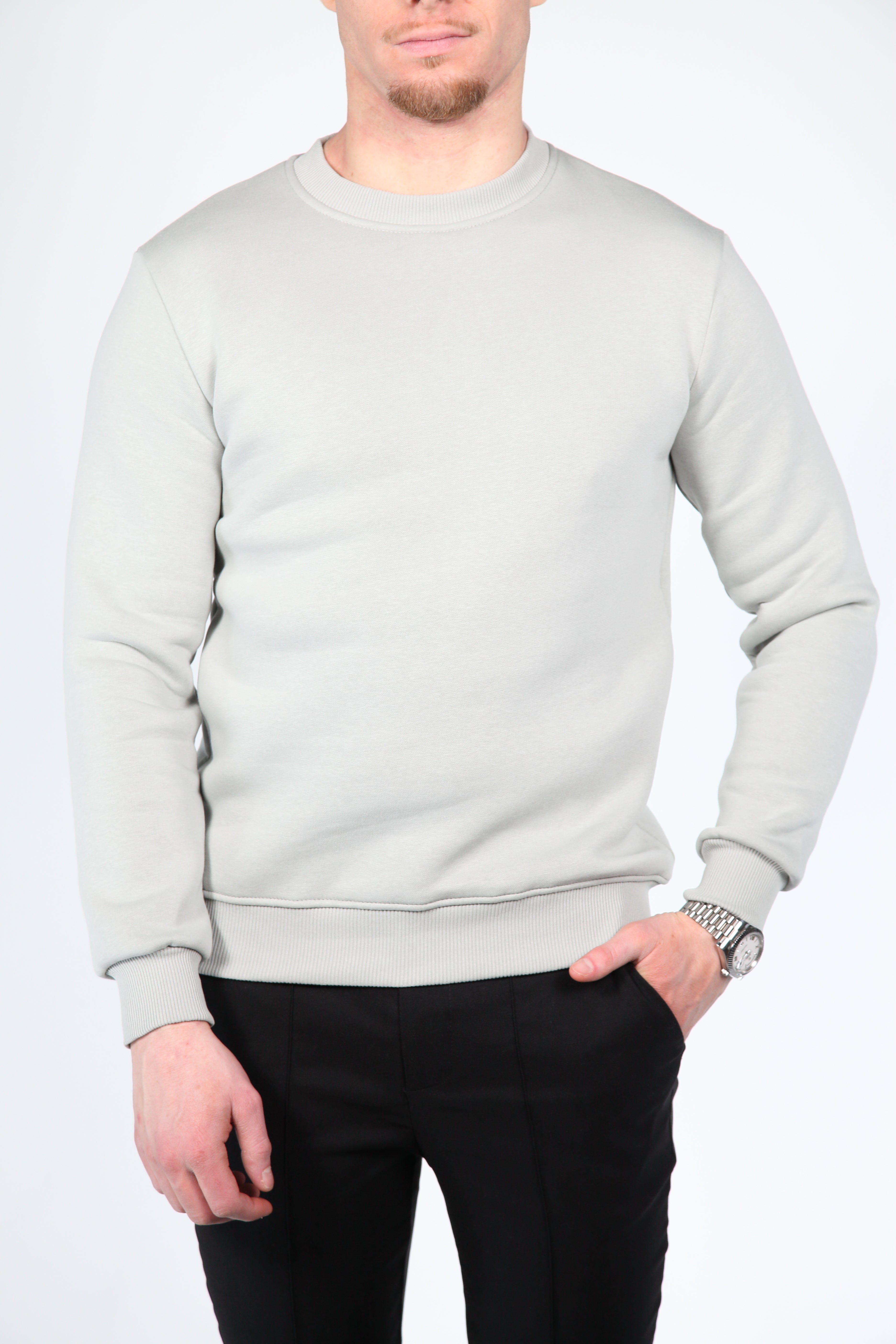 Velluto Grijze Crewneck Grijs