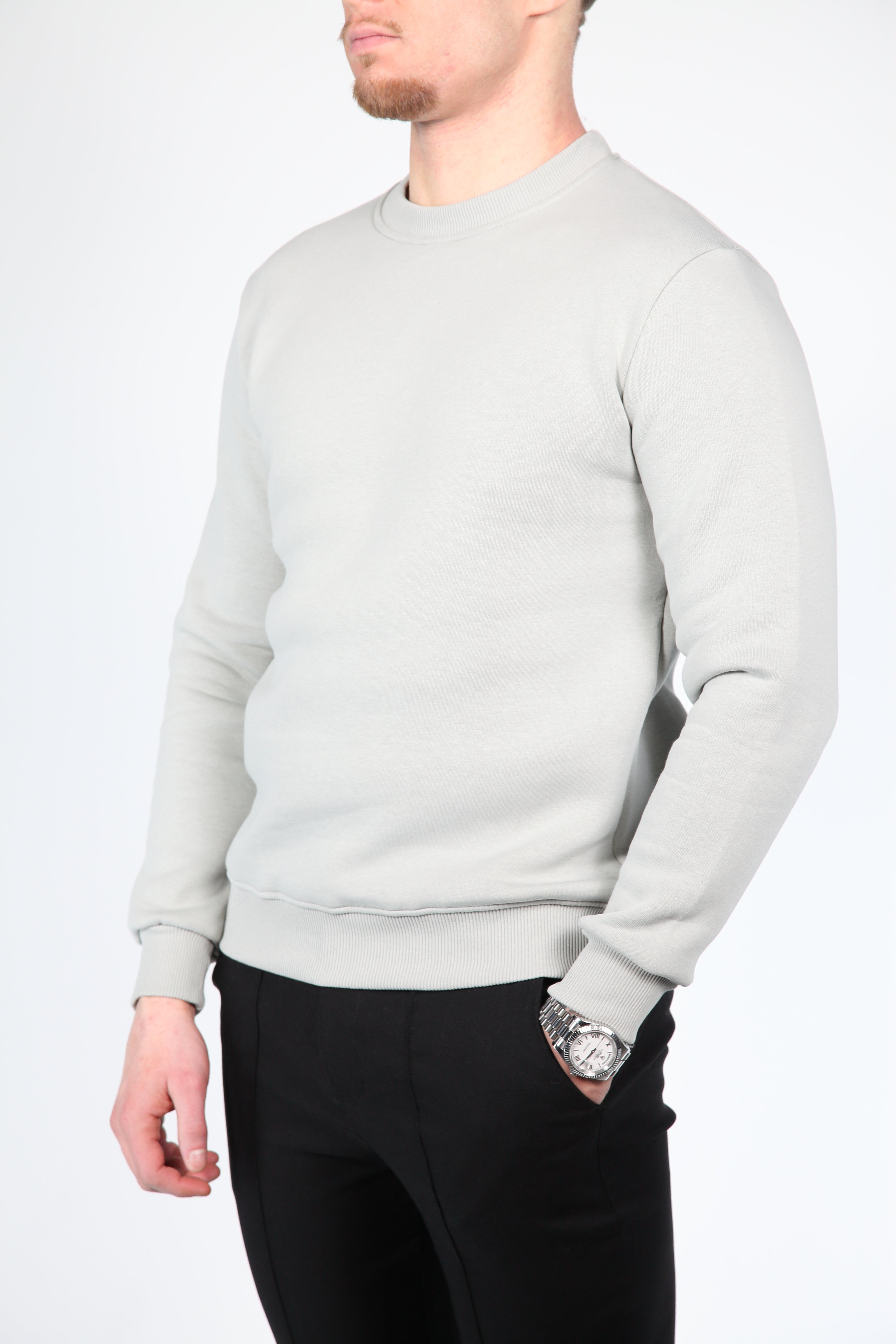 Velluto Grijze Crewneck Grijs