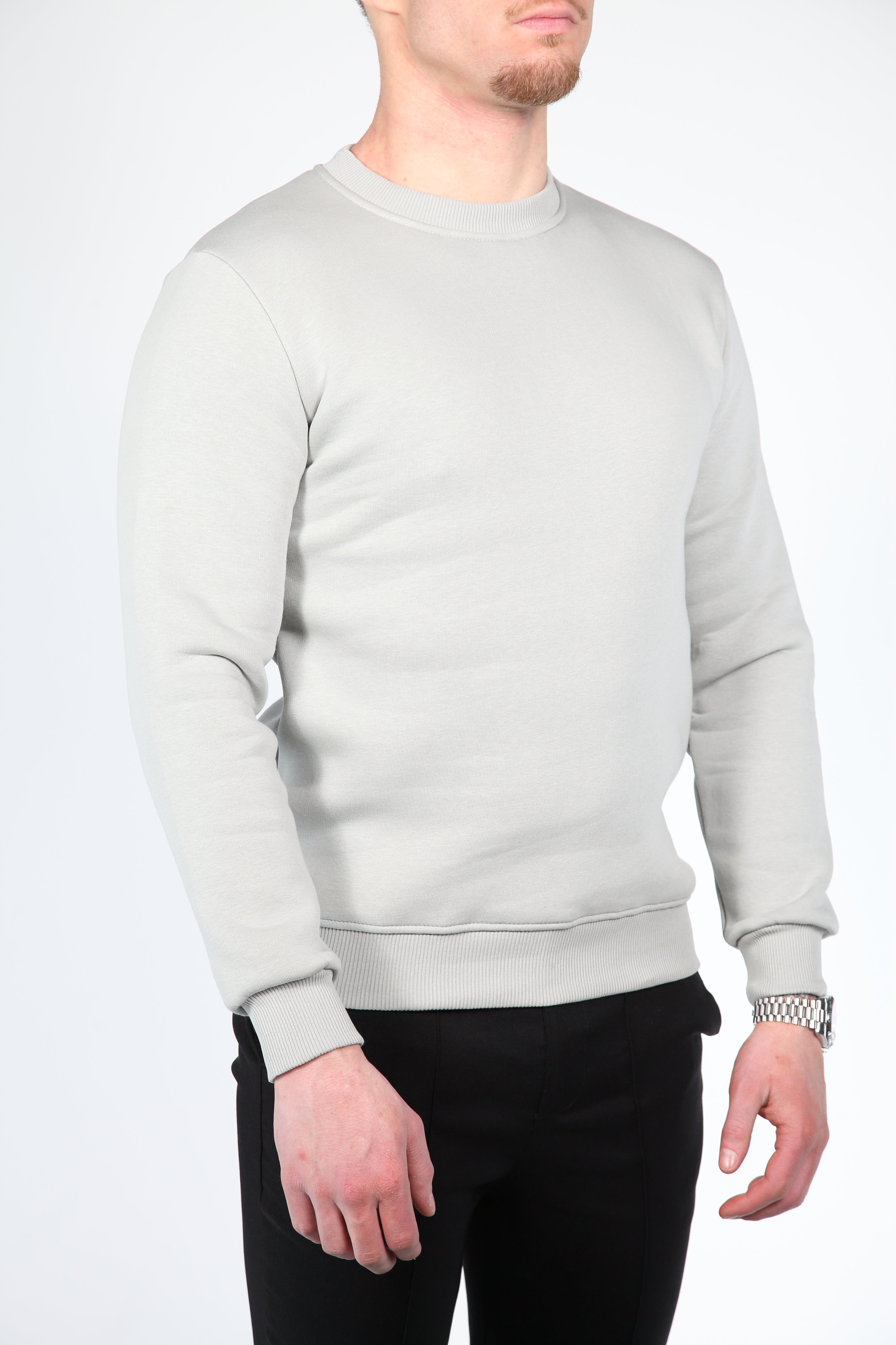 Velluto Grijze Crewneck Grijs