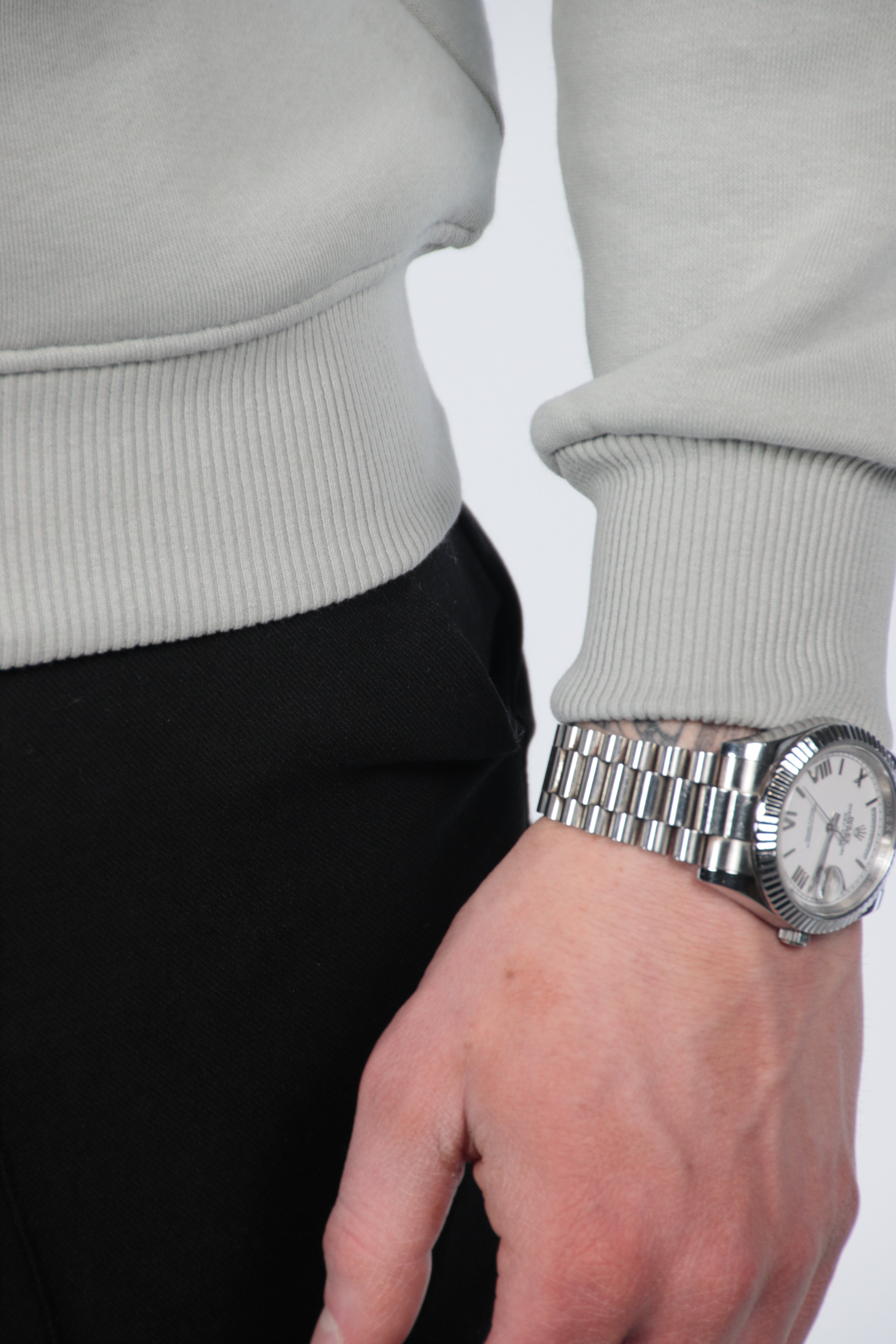 Velluto Grijze Crewneck Grijs