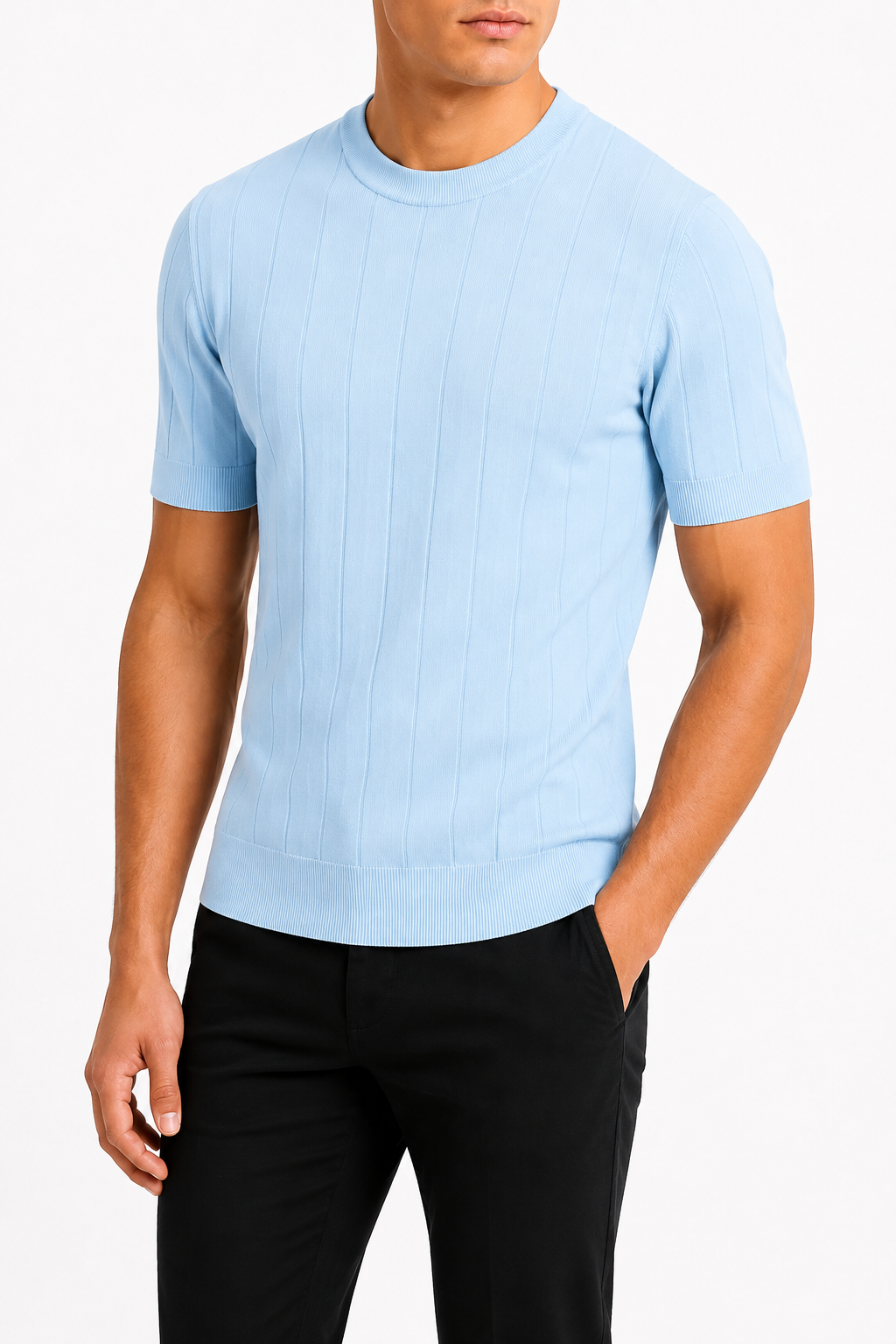 T-Shirt Vero Light Blue - Back view