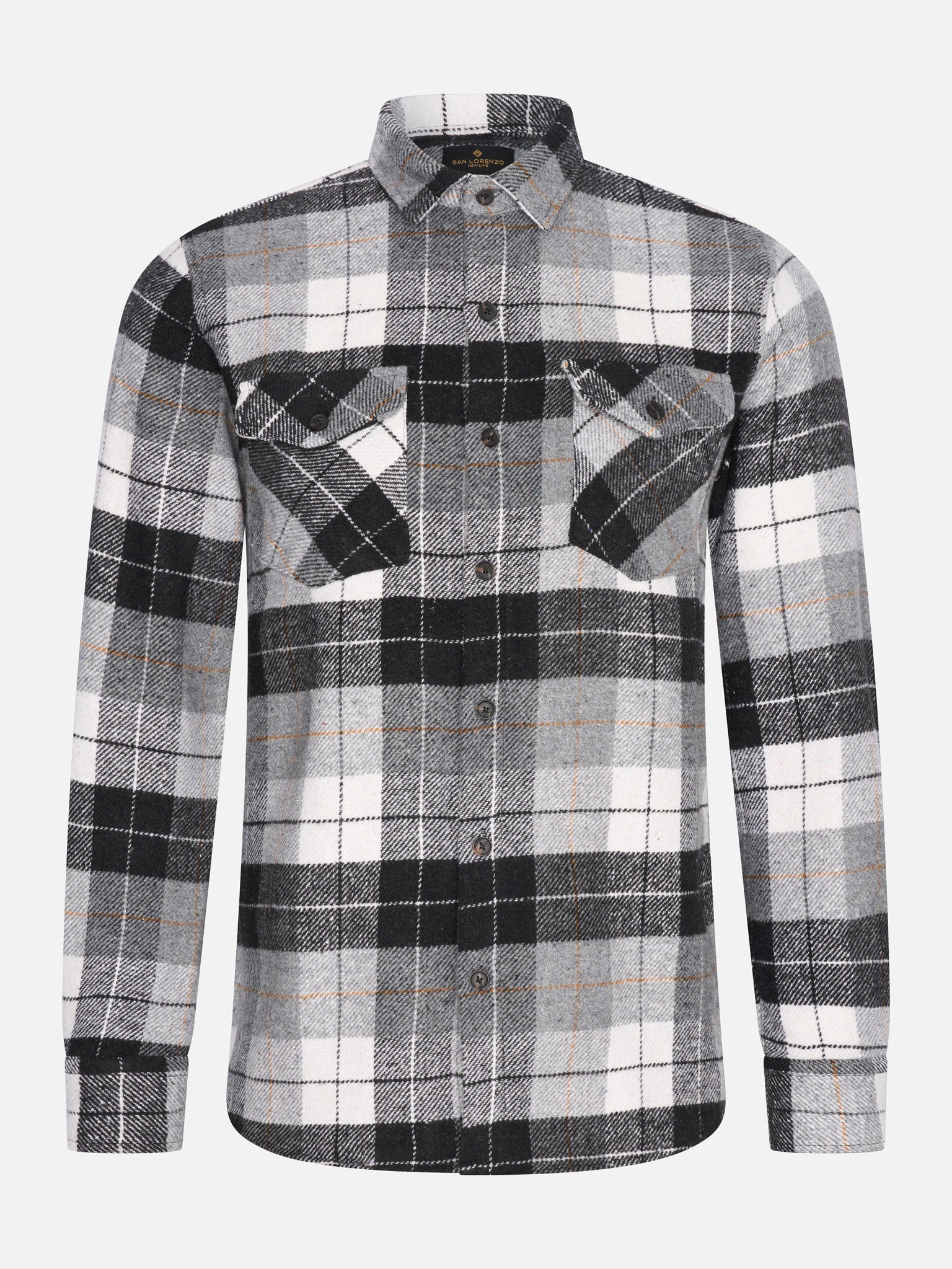 Flannel shirt gray