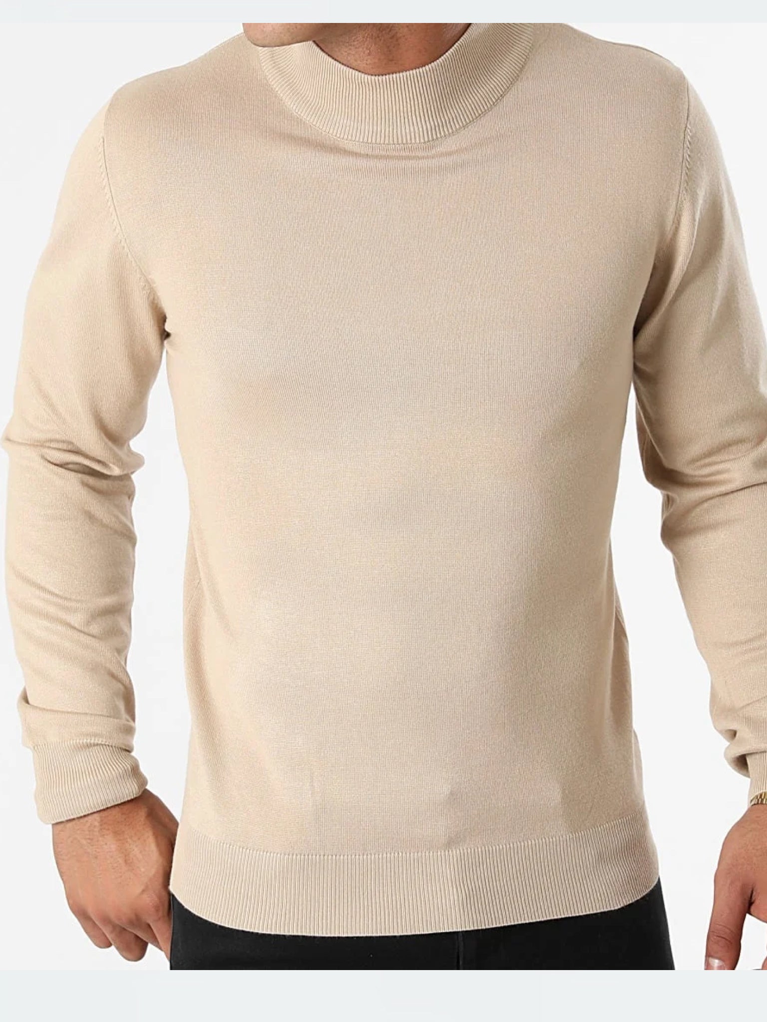 Uomini Turtleneck Beige