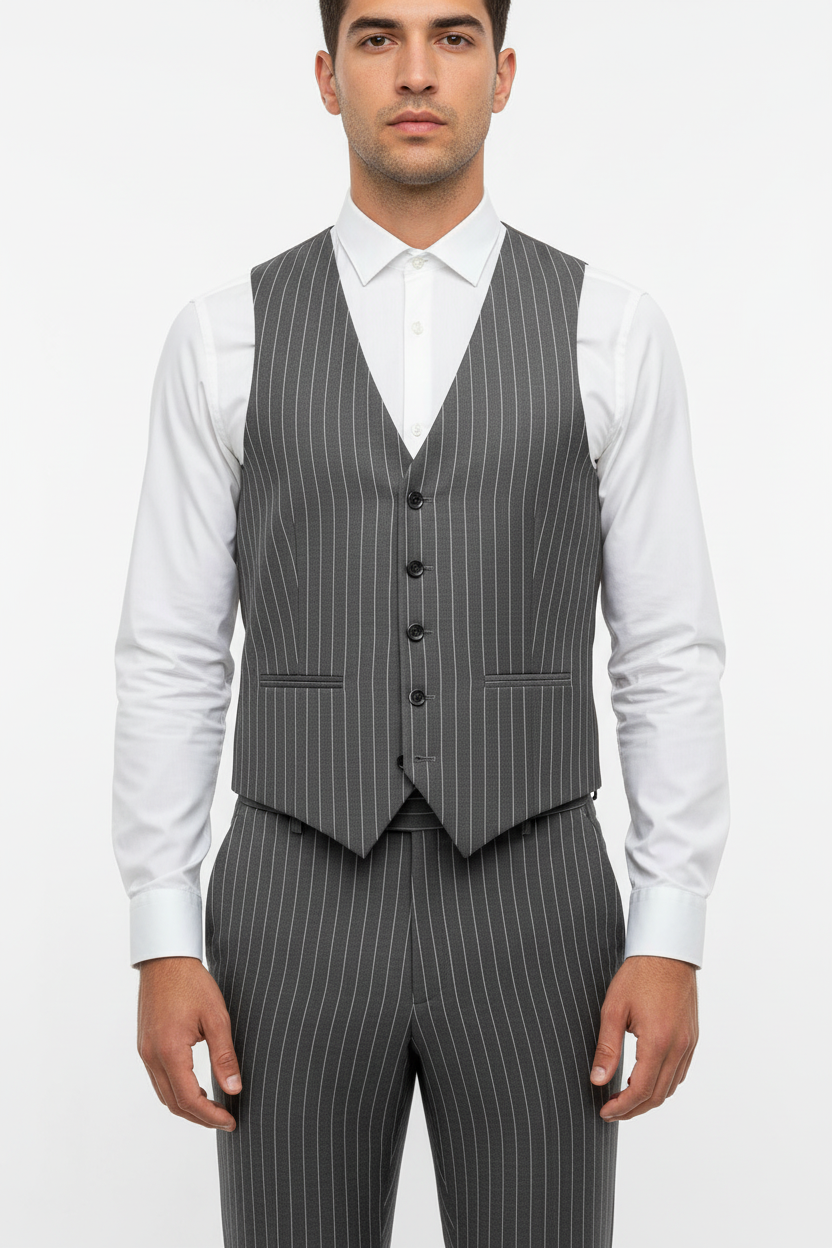 The Imperio Double Breasted Grijs