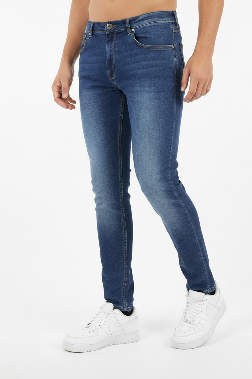 Vaqueros Lucca Slim Azul Marino