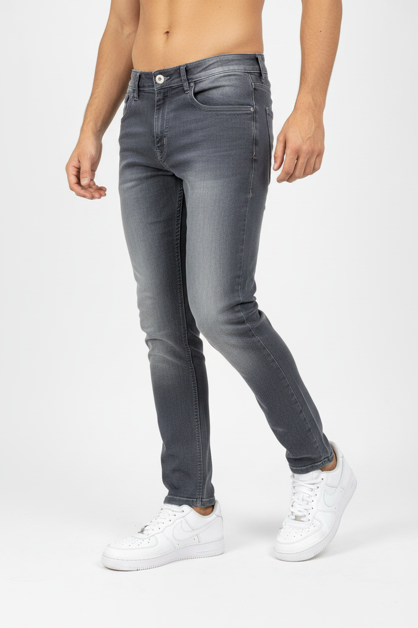 Lucca Slim Fit Jeans Anthrazit