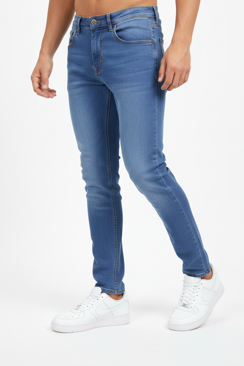 Vaqueros Lucca Slim Azul Marino