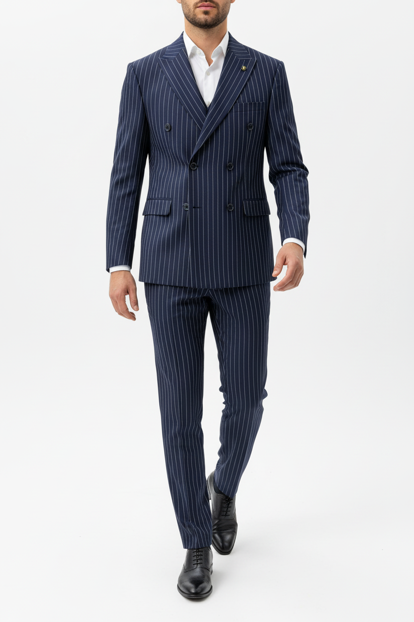 The Imperio Double Breasted Navy