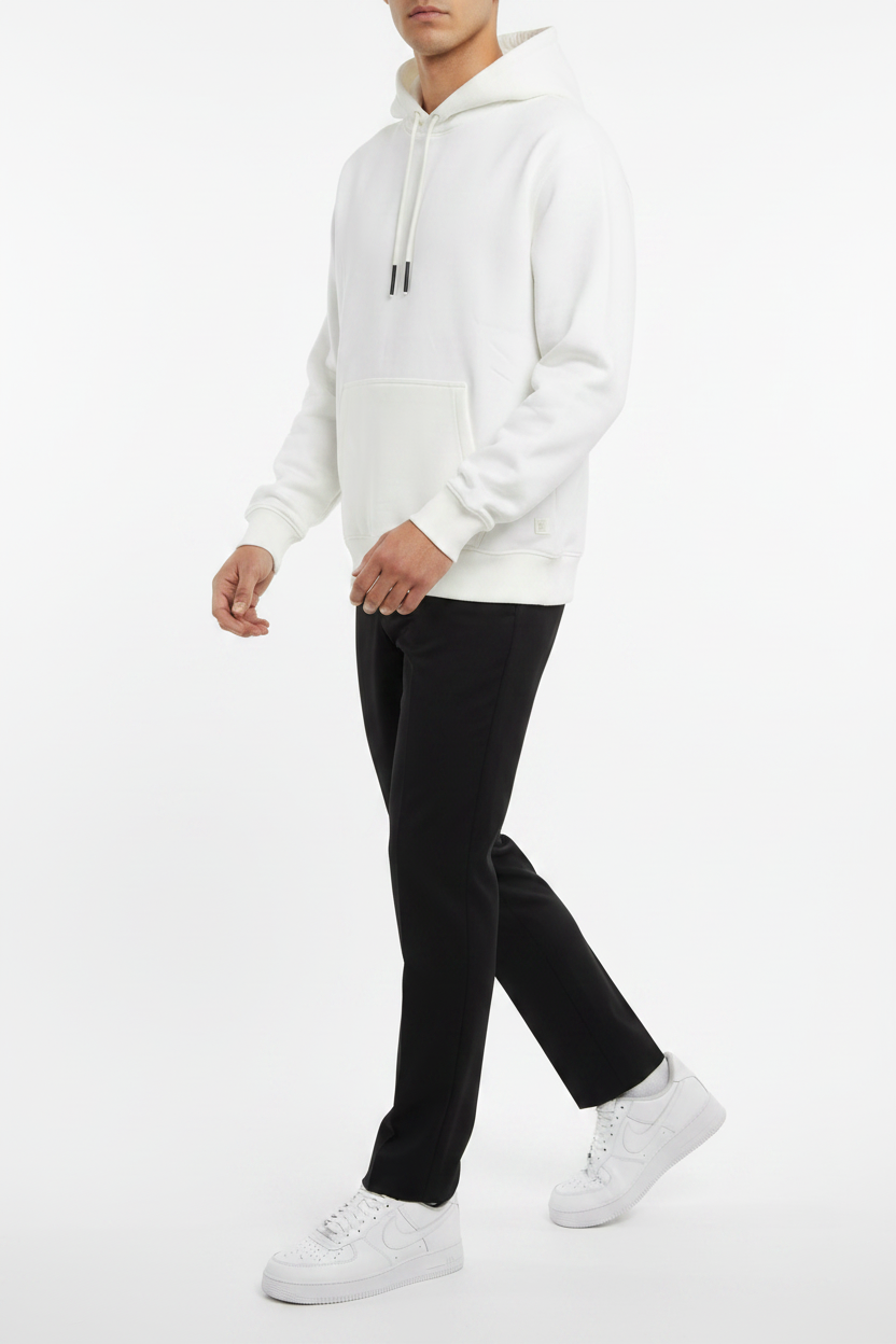 Felpa con cappuccio Arya bianca