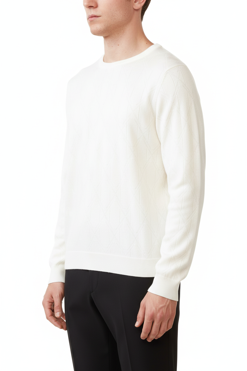 Valenci Crewneck Wit