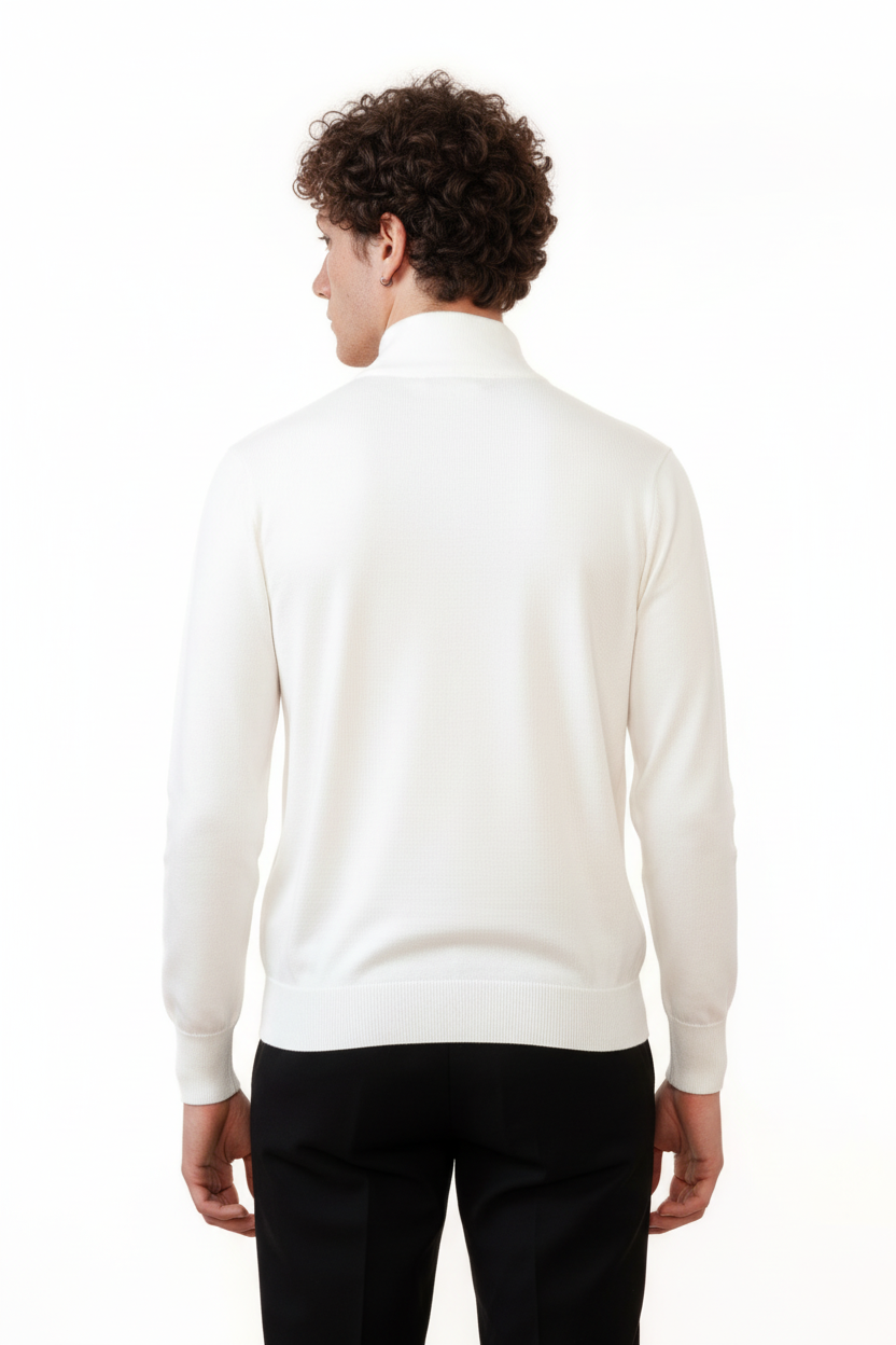 Valenci Halfzip Wit