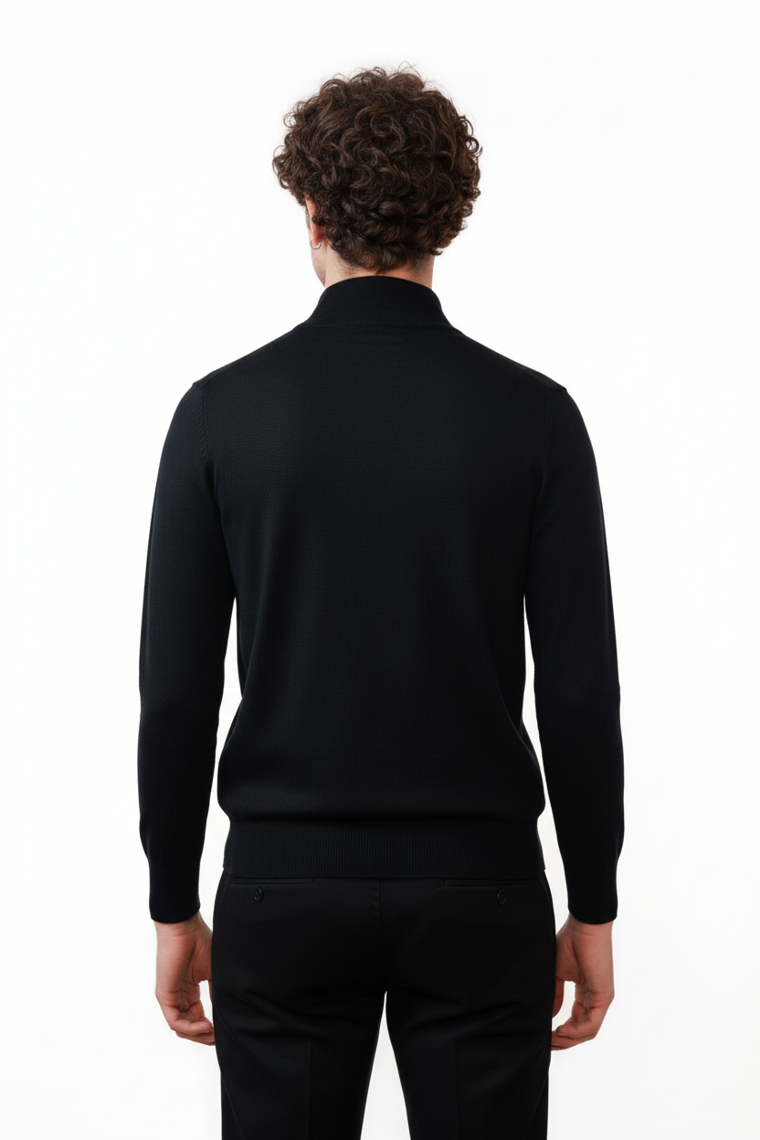 Valenci Halfzip Zwart