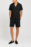 Ensemble de Linge Santorini Noir