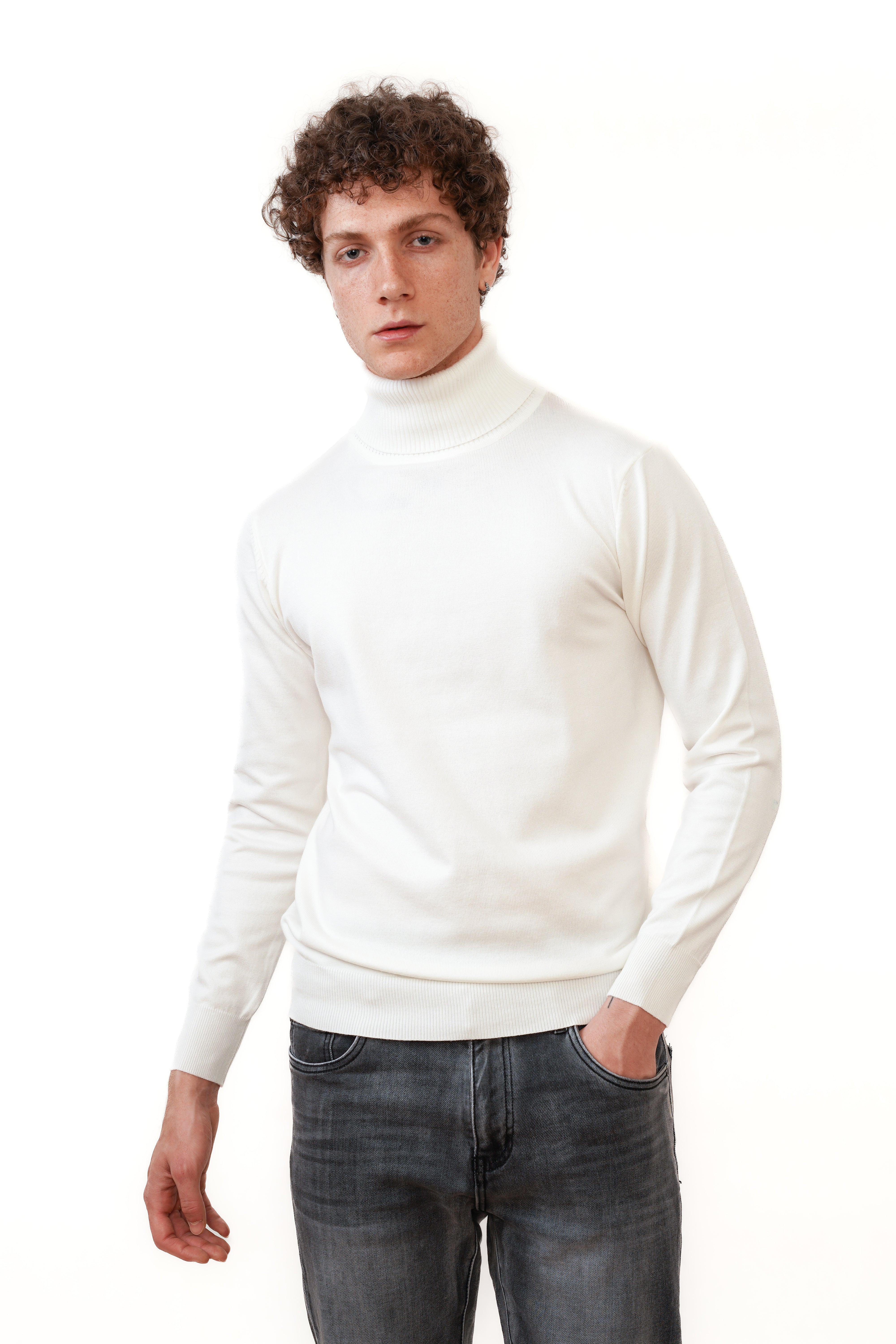 Valenci Turtleneck White
