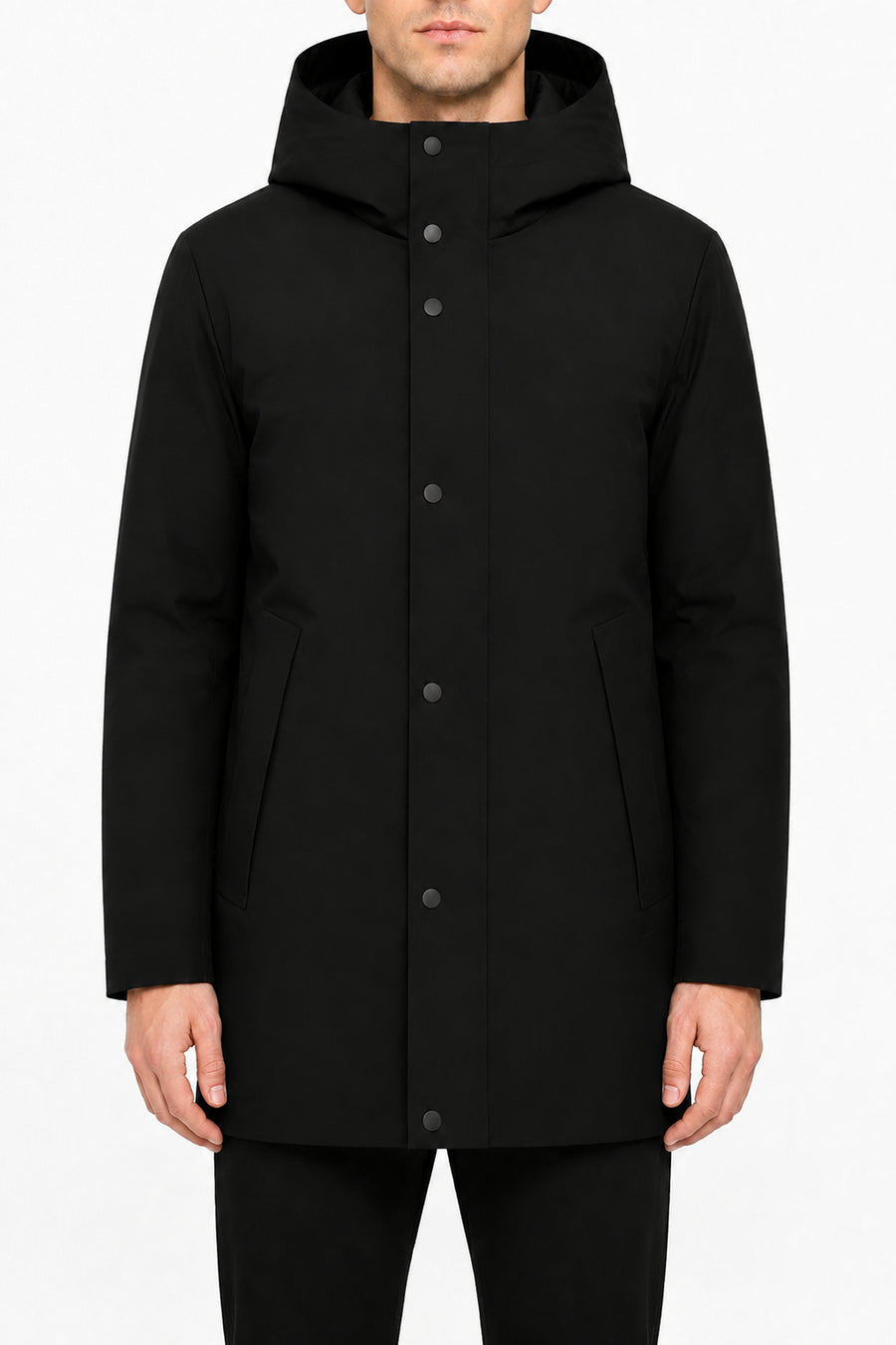 Parka Winterjas Massimo Zwart