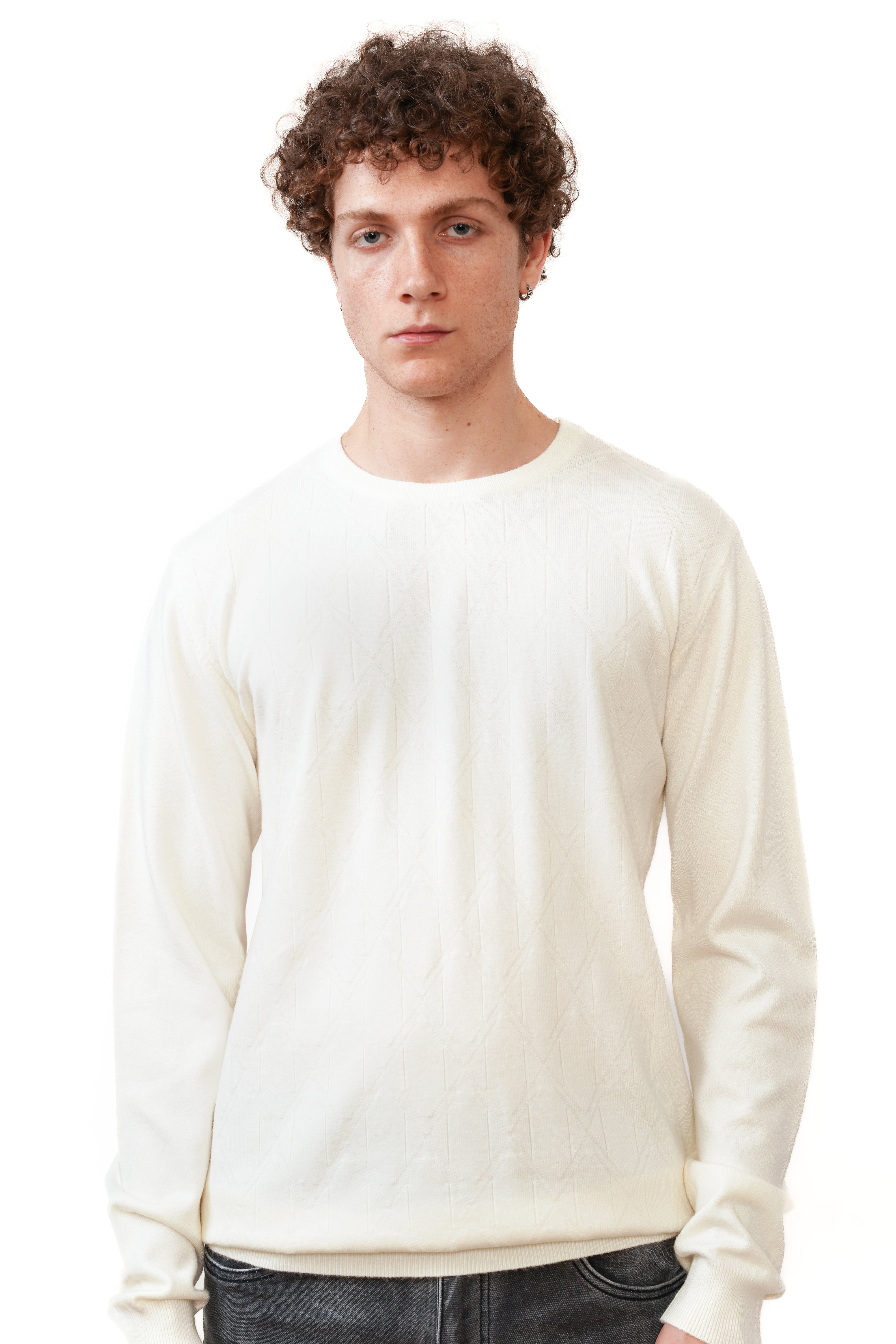 Valenci Crewneck Wit