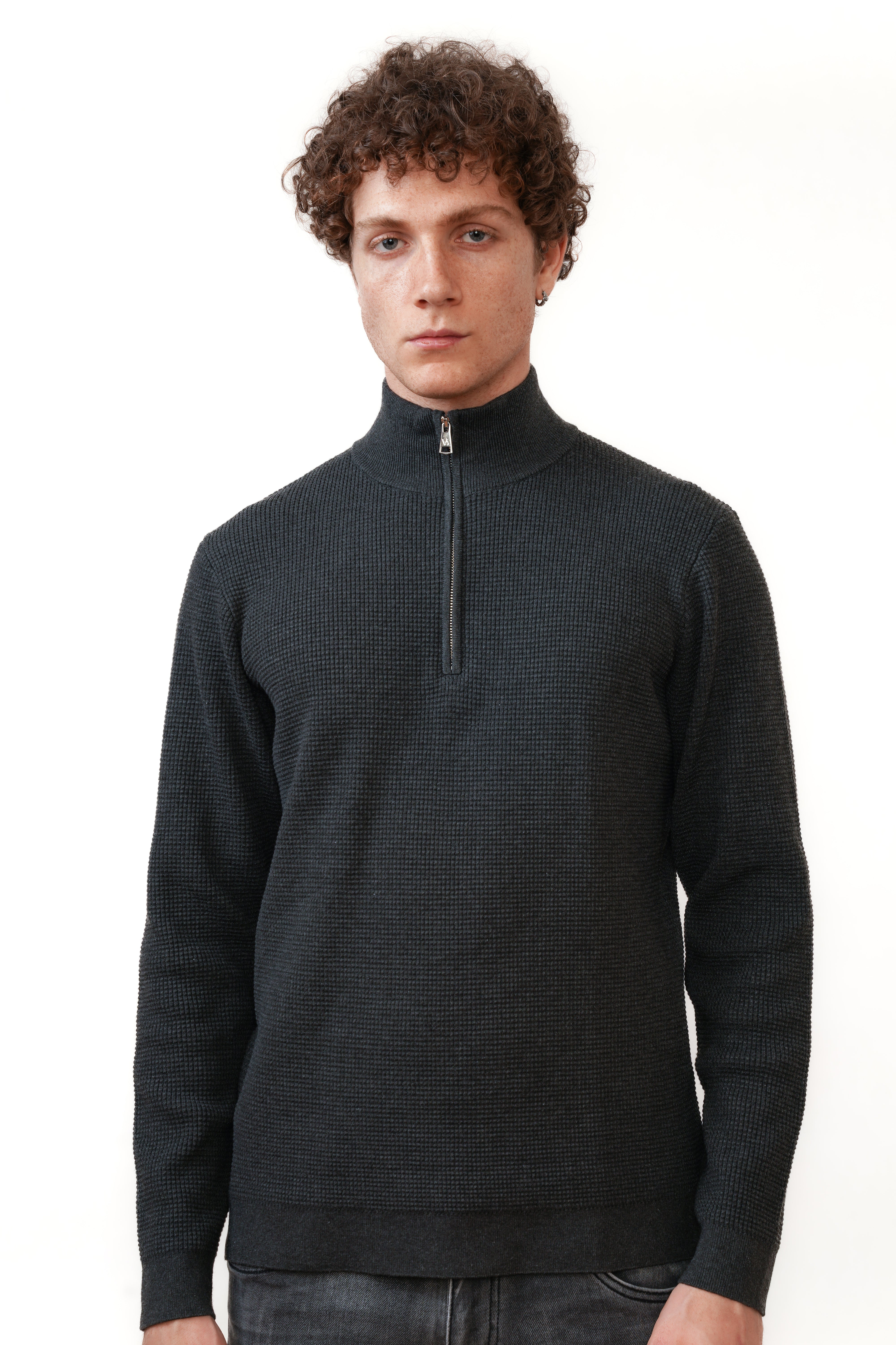 El Saint Halfzip antracita