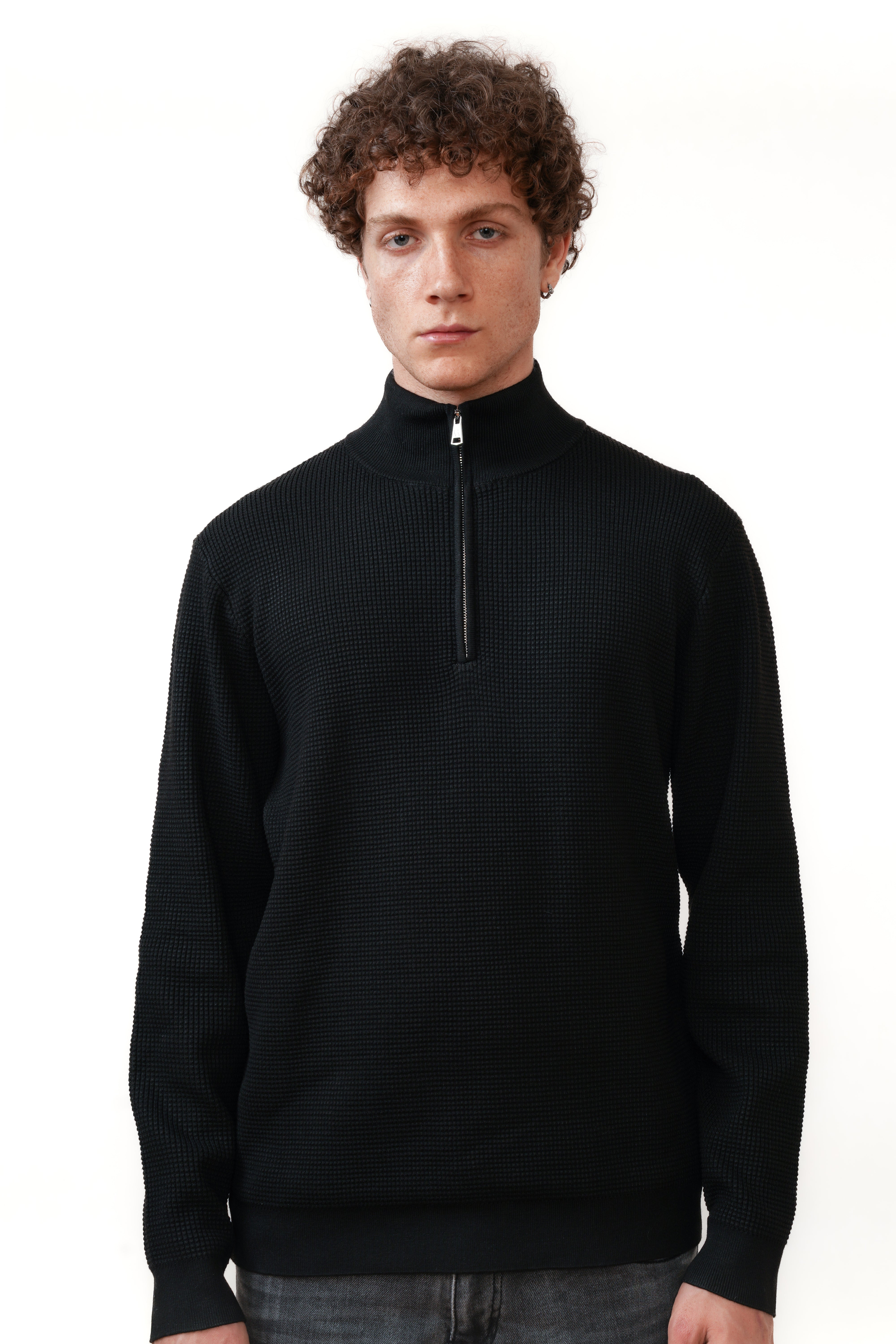 Le Saint Halfzip Noir