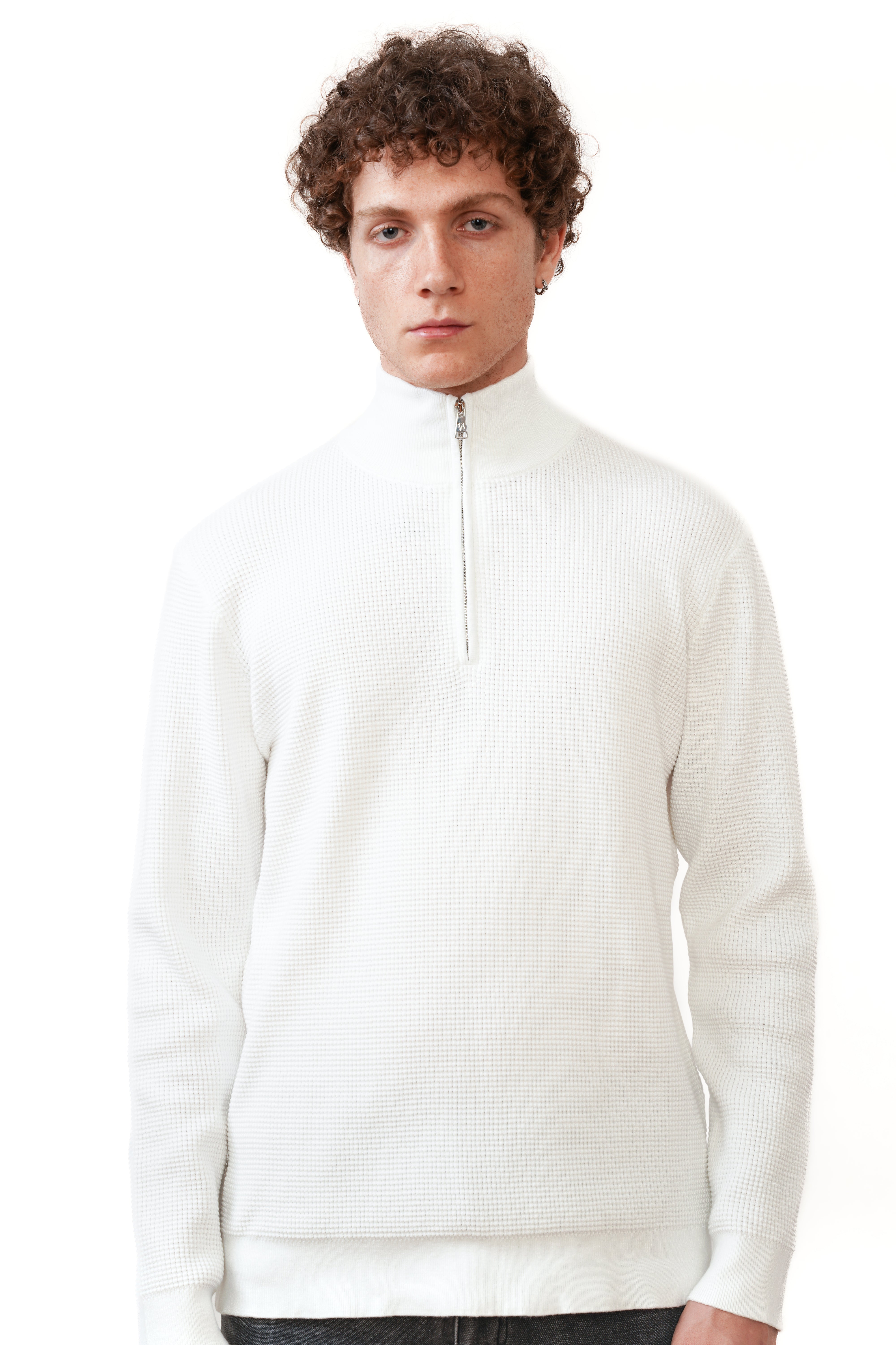Le Saint Halfzip Blanc