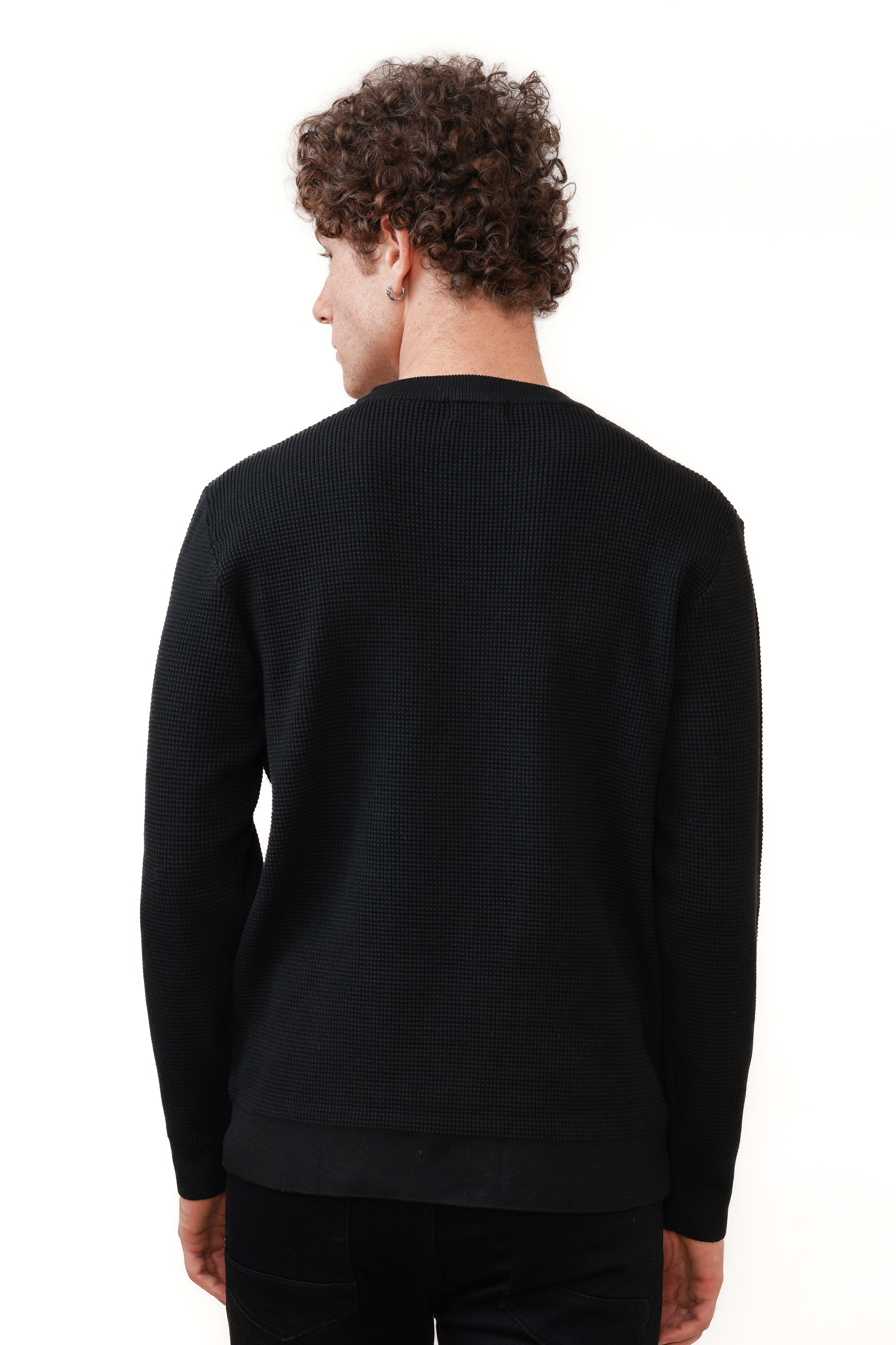 The Saint Crewneck Zwart